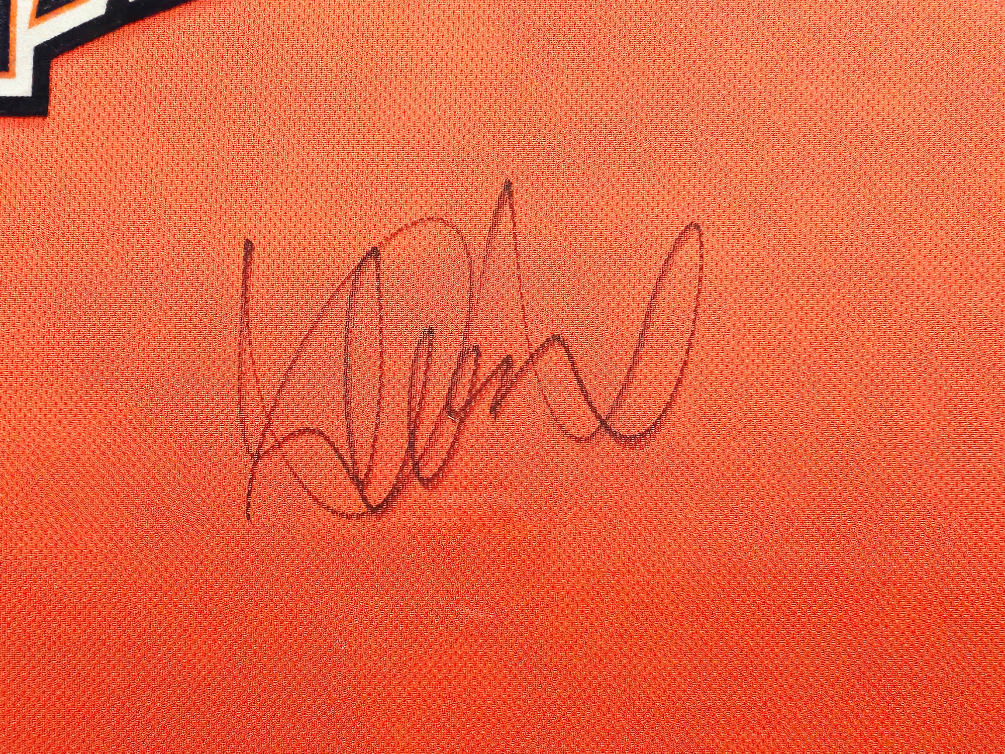 Seattle Mariners Ichiro Suzuki Autographed Framed Orange Majestic 2007 All Star Game Jersey IS Holo SKU #224278 - Image 3