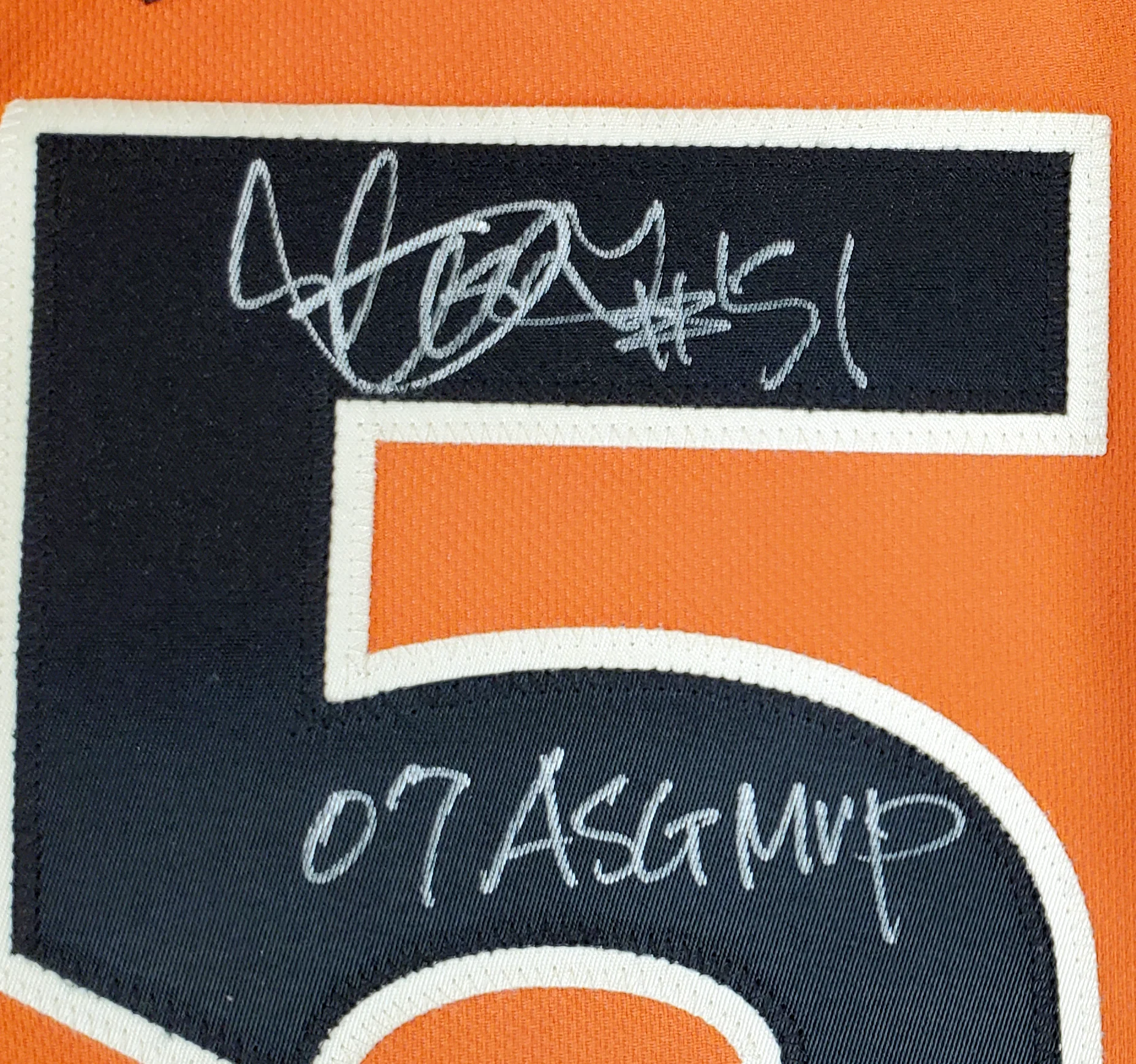 Seattle Mariners Ichiro Suzuki Autographed Orange Majestic 2007 All-Star Game Jersey "07 ASG MVP" Size XXL IS Holo Stock #189998 - Image 2