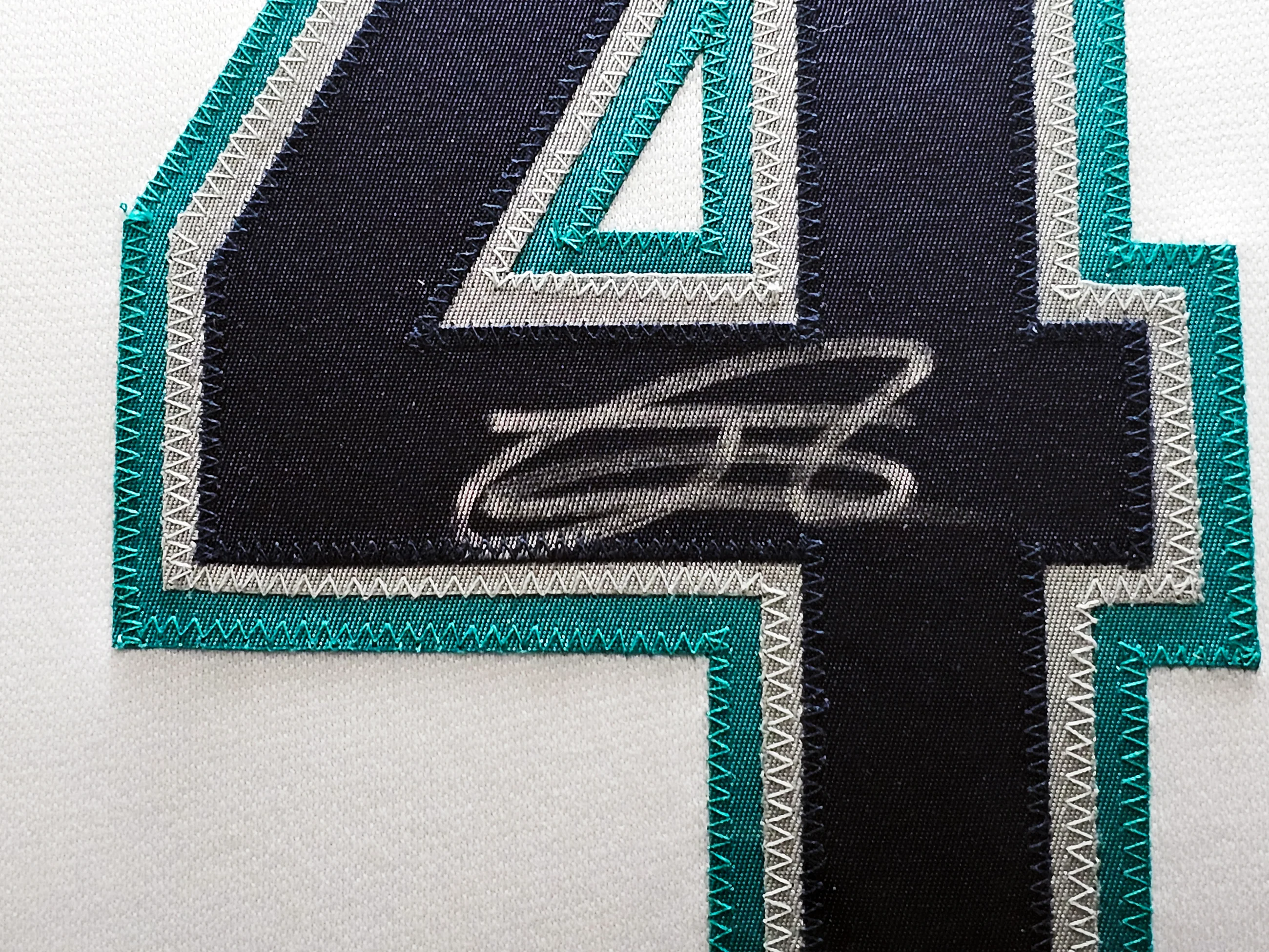 Seattle Mariners Julio Rodriguez Autographed Framed White Jersey JSA Stock #218627 - Image 3