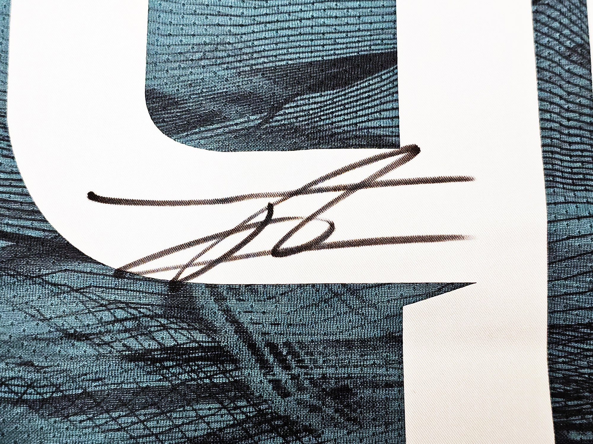 Seattle Mariners Julio Rodriguez Autographed Teal Nike 2023 MLB All Star Game Jersey Size L MLB & Fanatics Holo Stock #220487 - Image 4