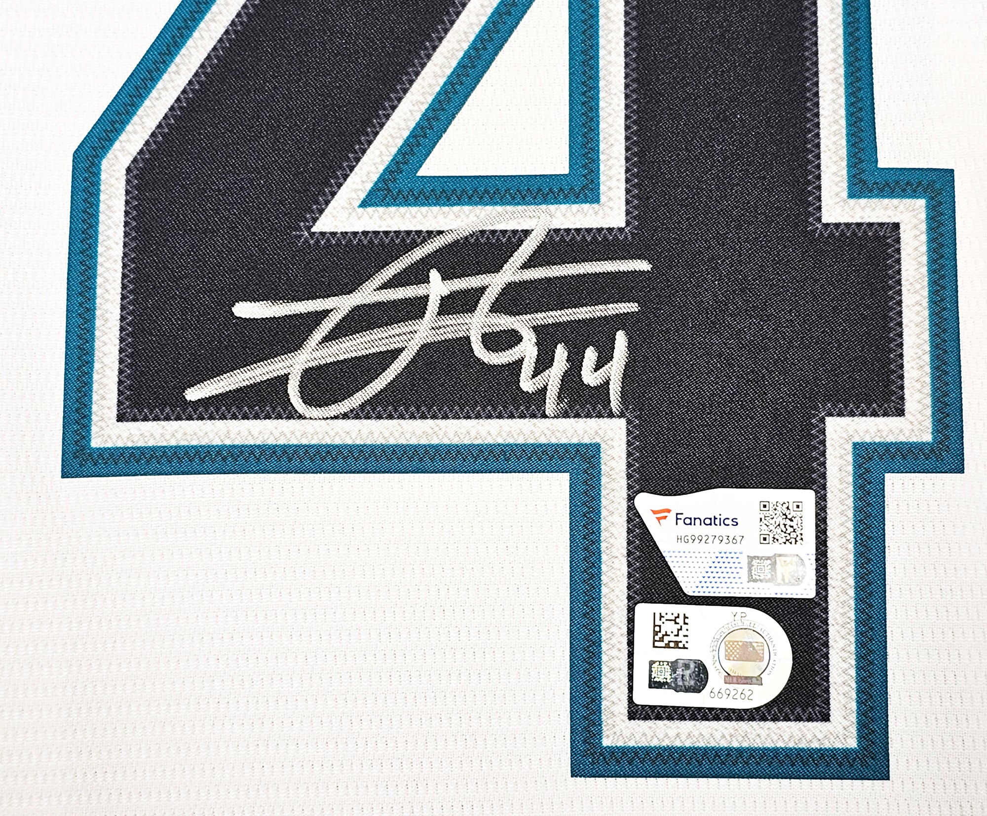 Seattle Mariners Julio Rodriguez Autographed White Nike Jersey Size L "2022 AL ROY" Fanatics Holo Stock #216020 - Image 4