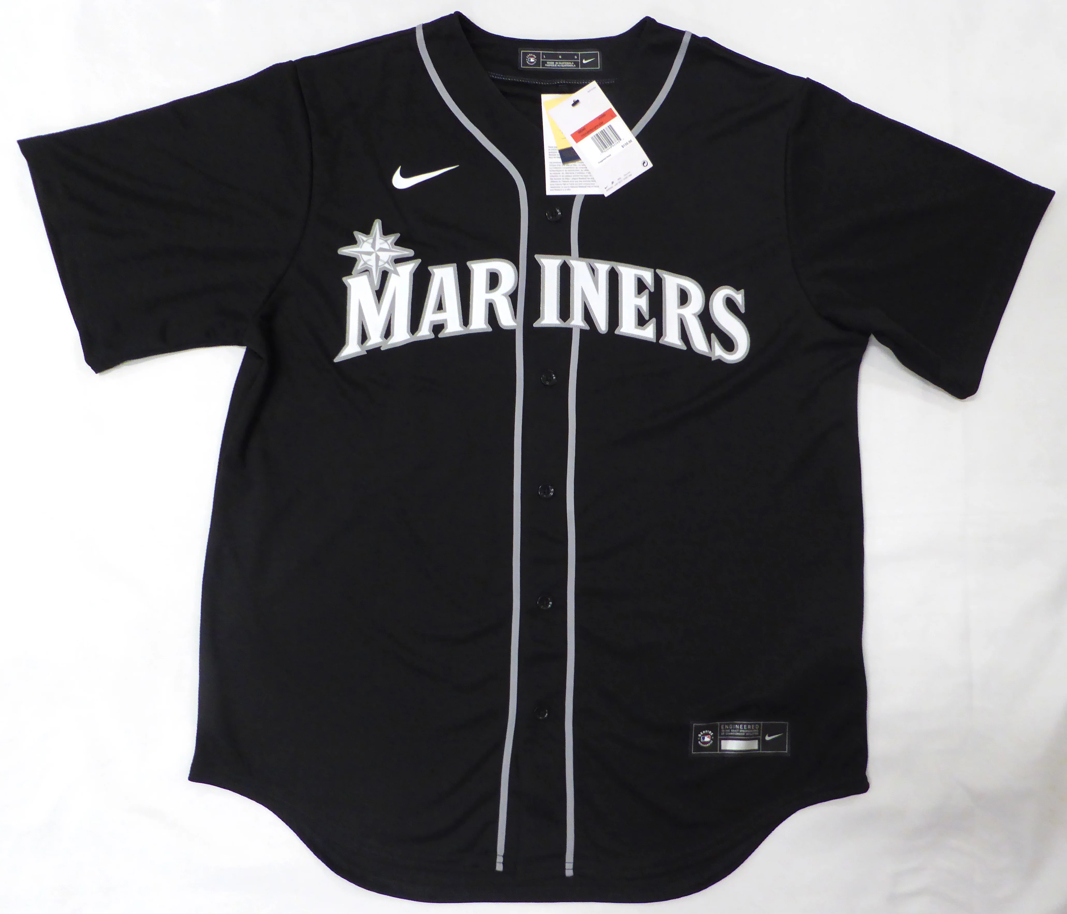Seattle Mariners Ken Griffey Jr. Autographed Black Nike Jersey "MVP 97" Beckett BAS QR #1W448995 - Image 4