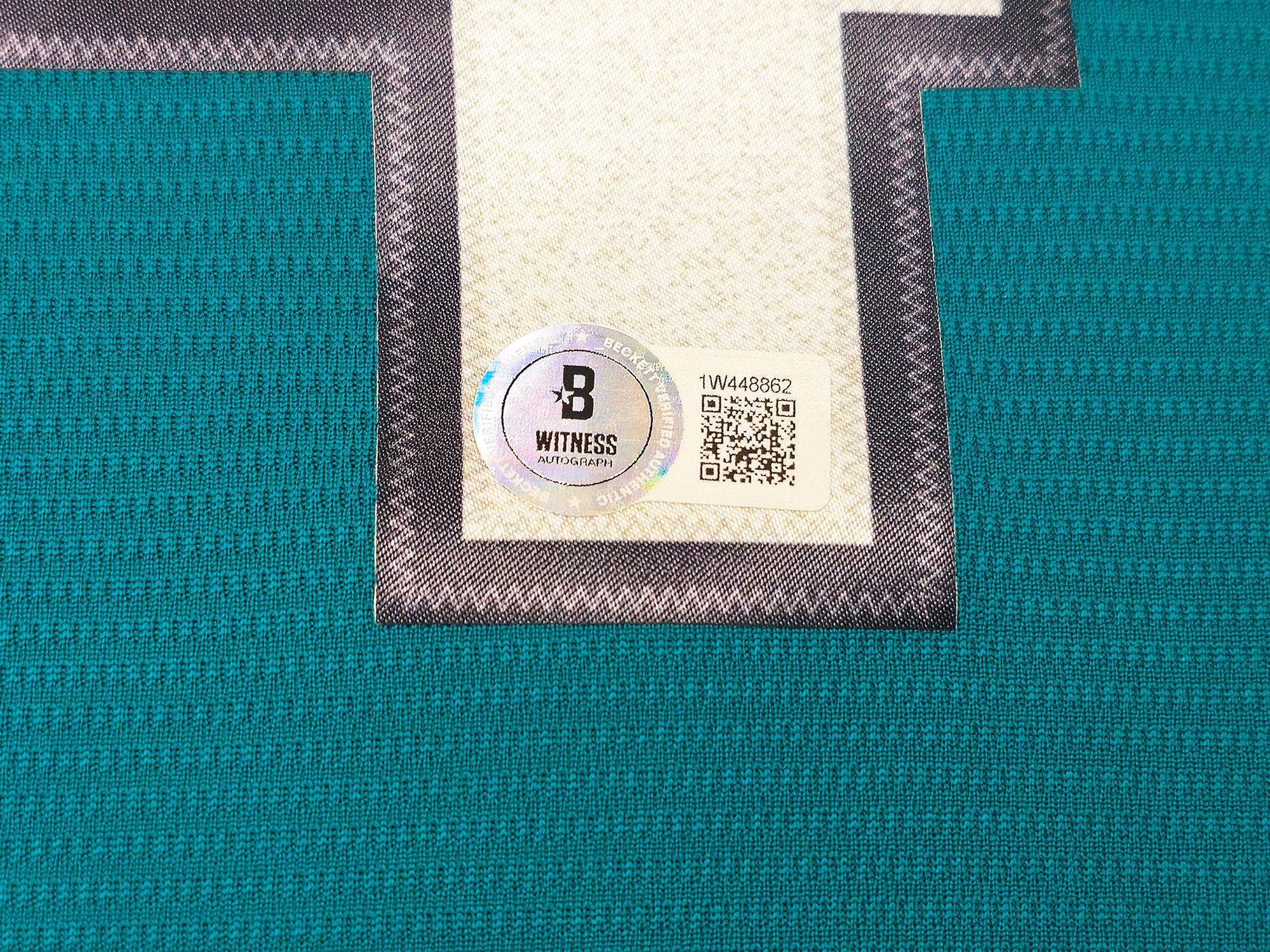 Seattle Mariners Ken Griffey Jr. Autographed Teal Nike Jersey Size XXL Beckett BAS Witness Stock #230142 - Image 5