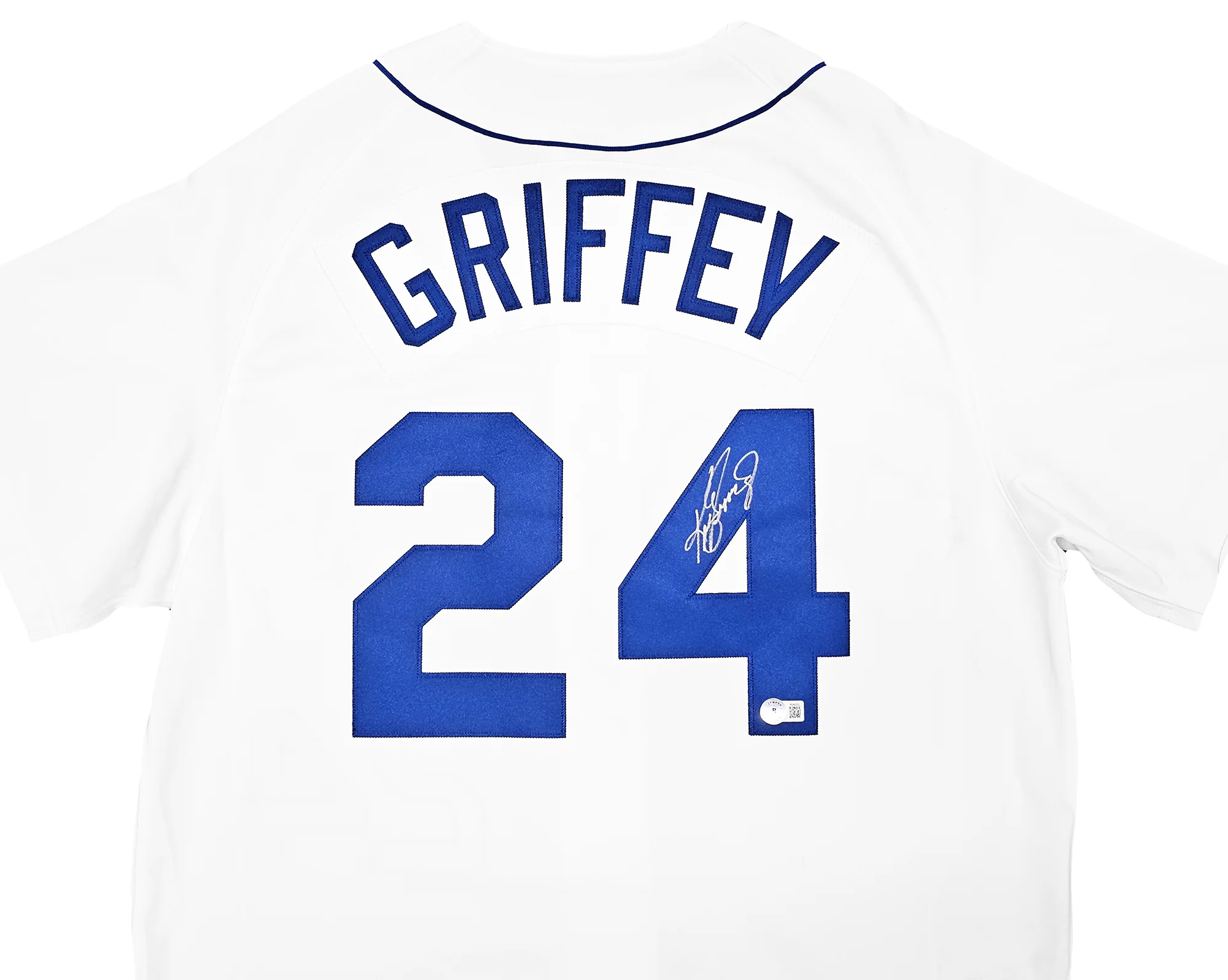 Seattle Mariners Ken Griffey Jr. Autographed White Authentic Mitchell & Ness 1989 Authentic Cooperstown Collection Jersey Size L Beckett BAS Witness Stock #212477 - Image 3