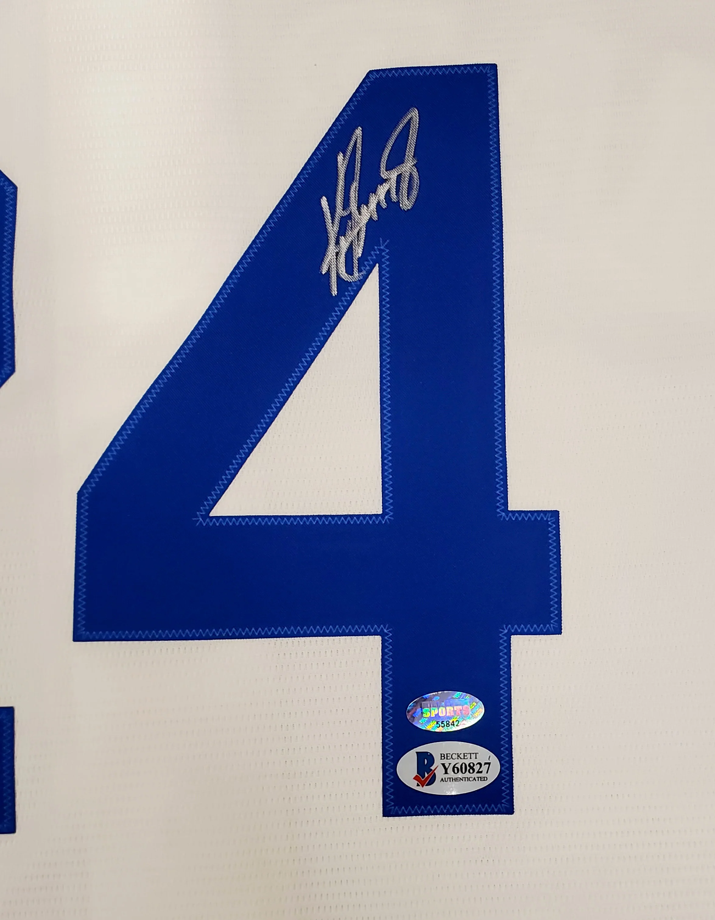 Seattle Mariners Ken Griffey Jr. Autographed White Nike Throwback Jersey Size XXL Beckett BAS & MCS Holo Stock #185605 - Image 3