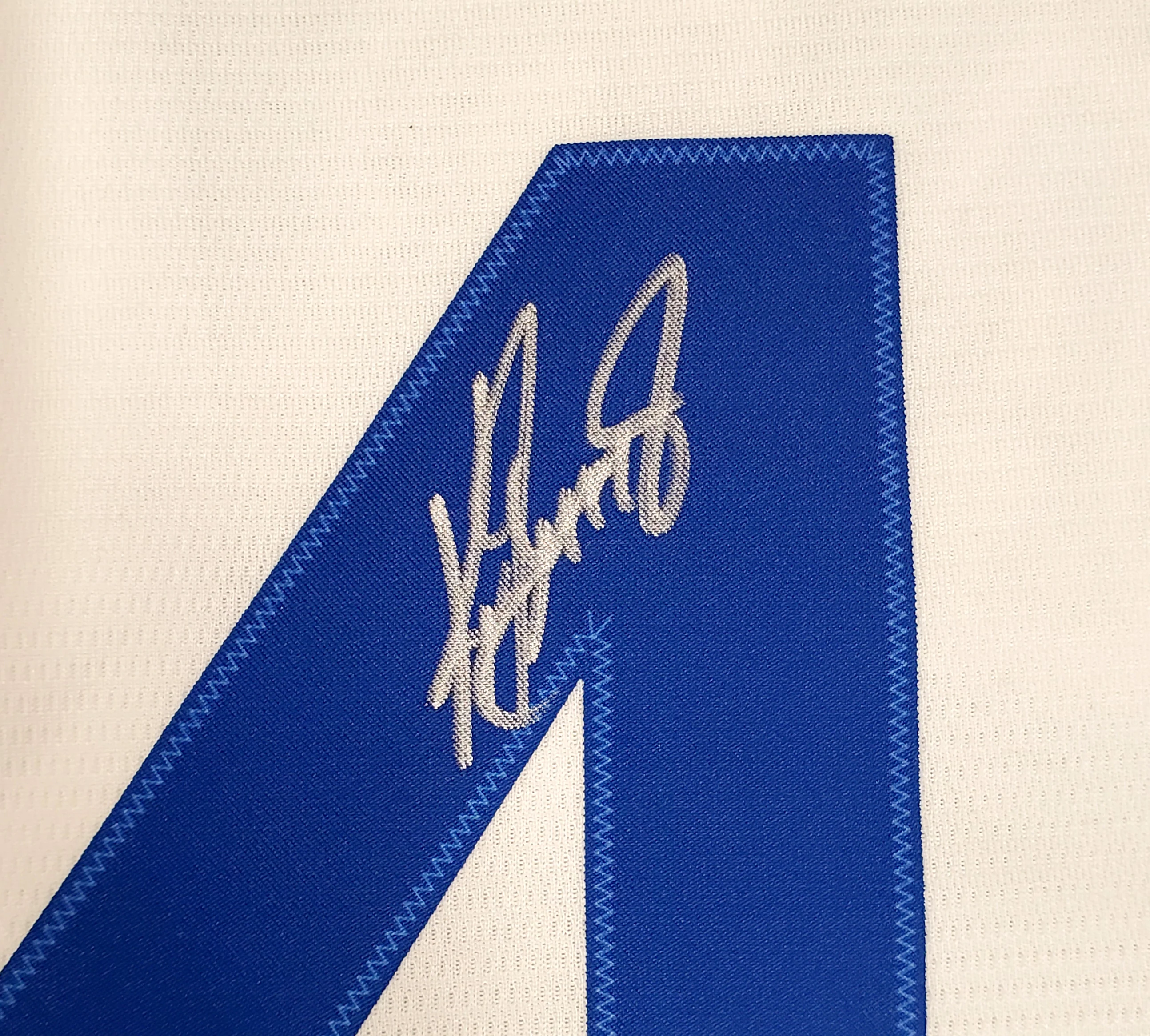 Seattle Mariners Ken Griffey Jr. Autographed White Nike Throwback Jersey Size XXL Beckett BAS & MCS Holo Stock #185605 - Image 4