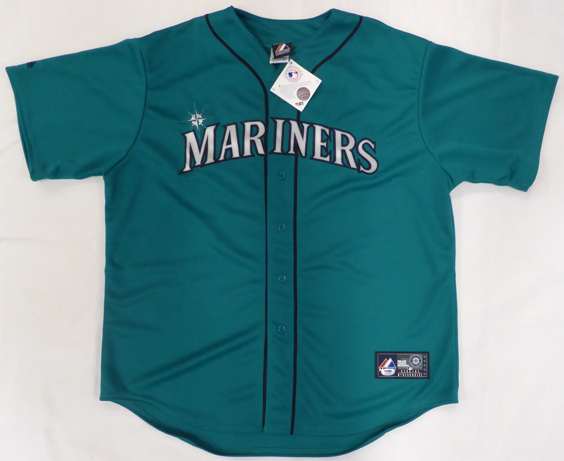 Seattle Mariners Robinson Cano Autographed Teal Majestic Jersey PSA/DNA #6A27284 - Image 4