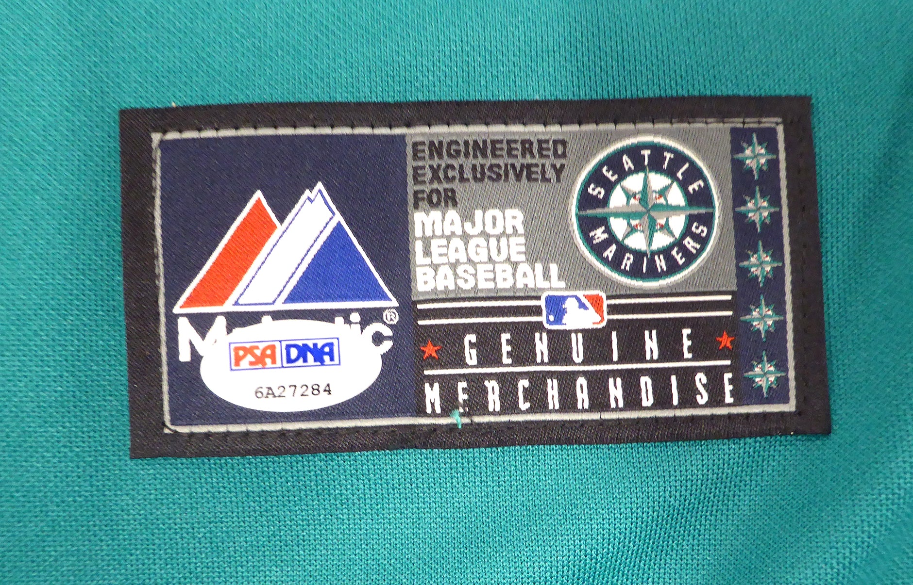 Seattle Mariners Robinson Cano Autographed Teal Majestic Jersey PSA/DNA #6A27284 - Image 5