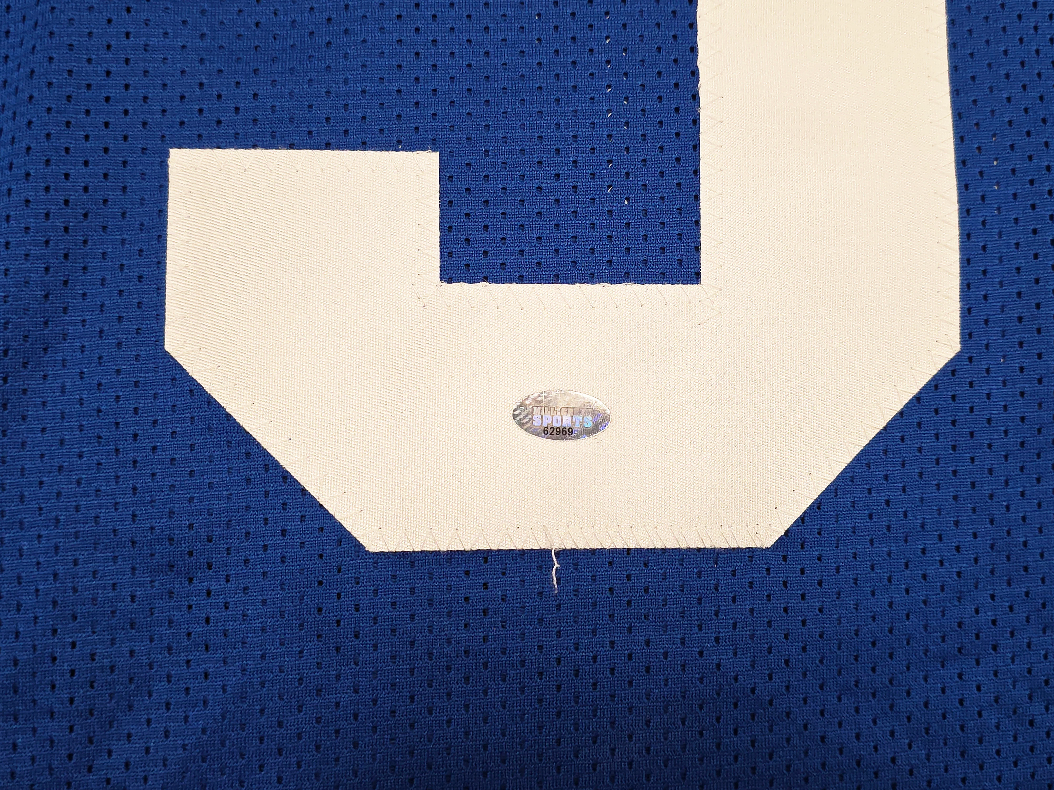 Seattle Seahawks Bruce Irvin Autographed Blue Throwback Jersey "SB XLVIII Champs" MCS Holo Stock #257839 - Image 4