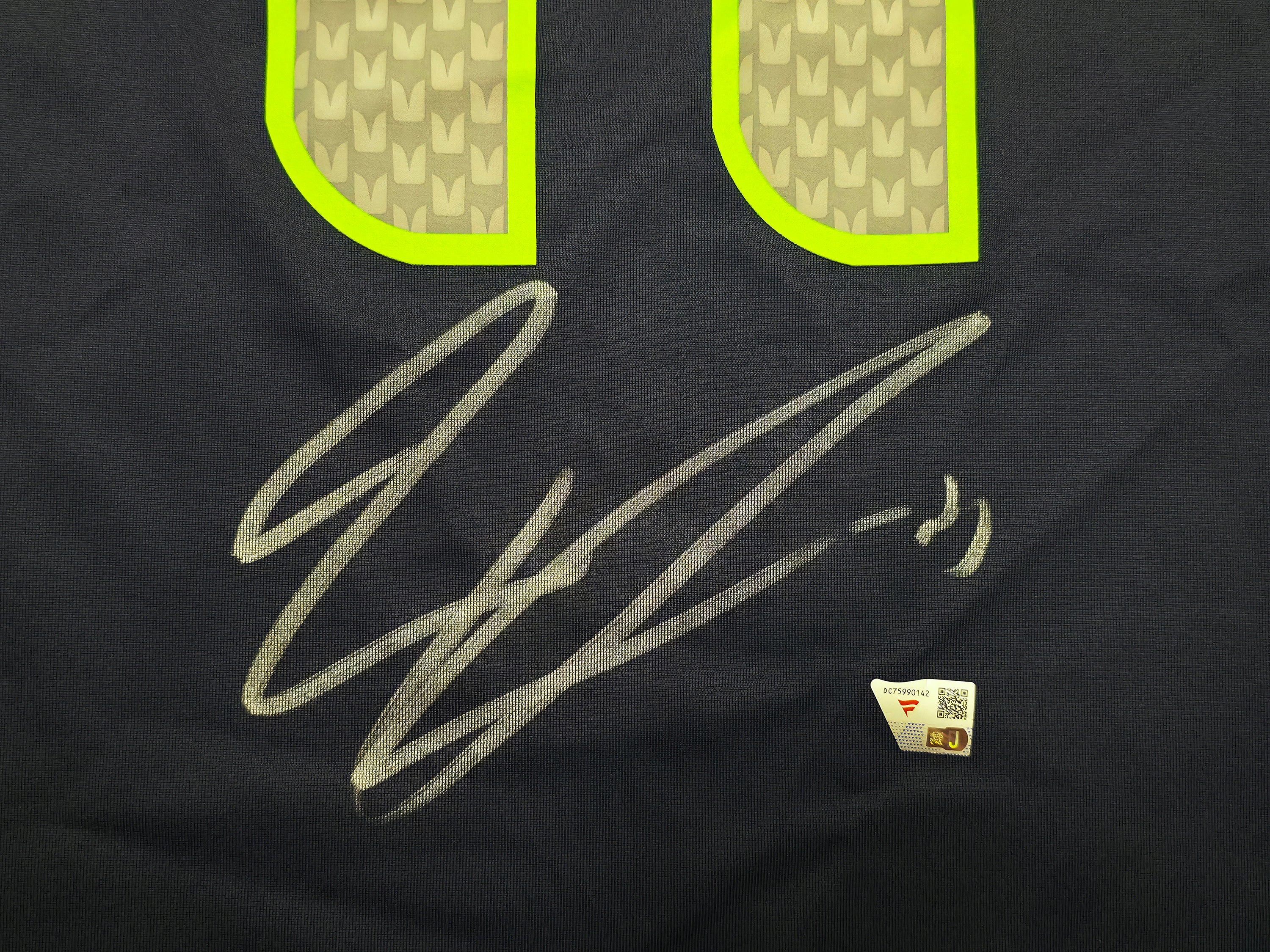 Seattle Seahawks Jaxon Smith-Njigba Autographed Blue Nike Jersey Size XL Fanatics Holo Stock #262364 - Image 4