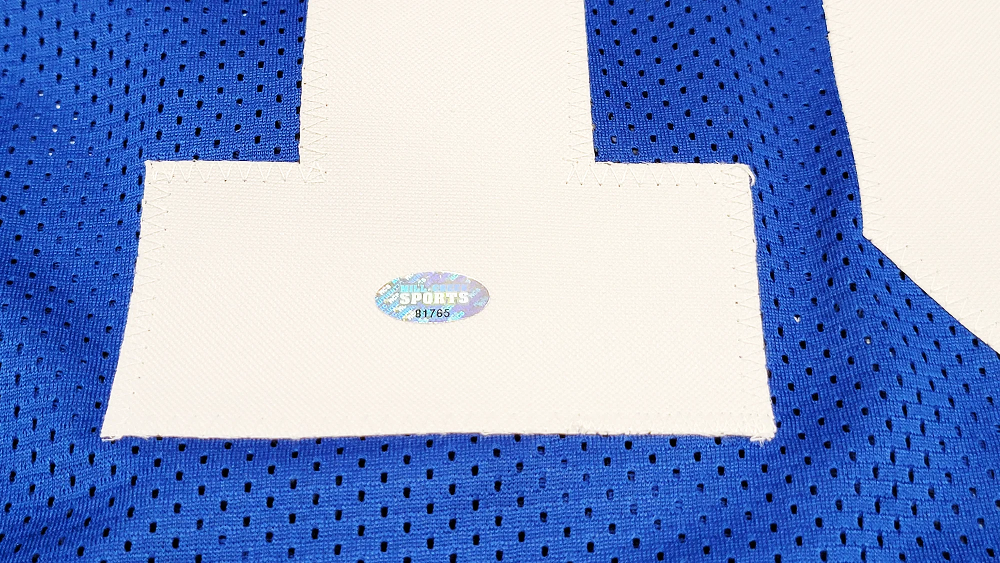 Seattle Seahawks Jim Zorn Autographed Blue Jersey MCS Holo Stock #211071 - Image 5