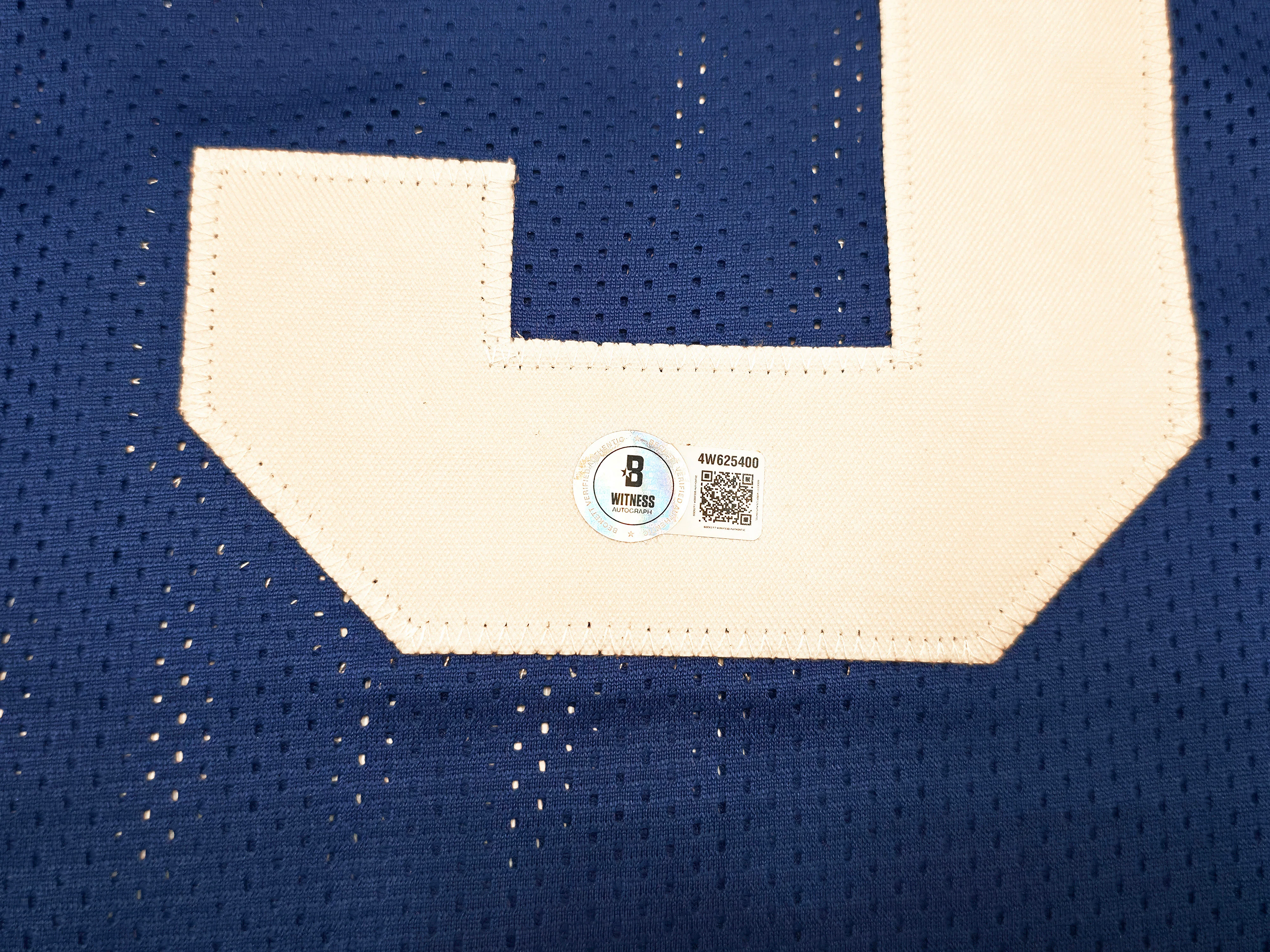 Seattle Seahawks Kenneth Walker III Autographed Blue Throwback Jersey "SB LX MVP" Beckett BAS Witness Stock #262404 - Image 5