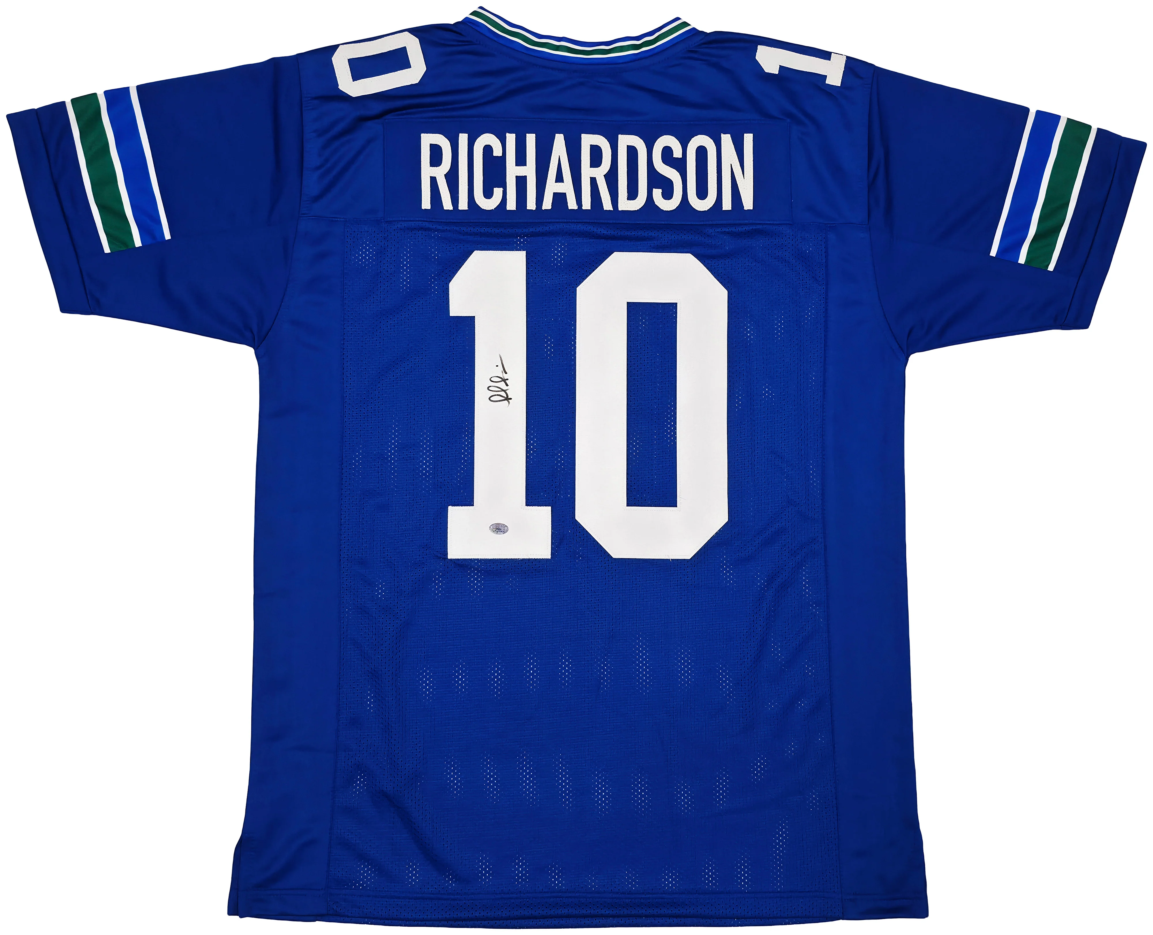 Seattle Seahawks Paul Richardson Autographed Blue Jersey GTSM Stock #256888