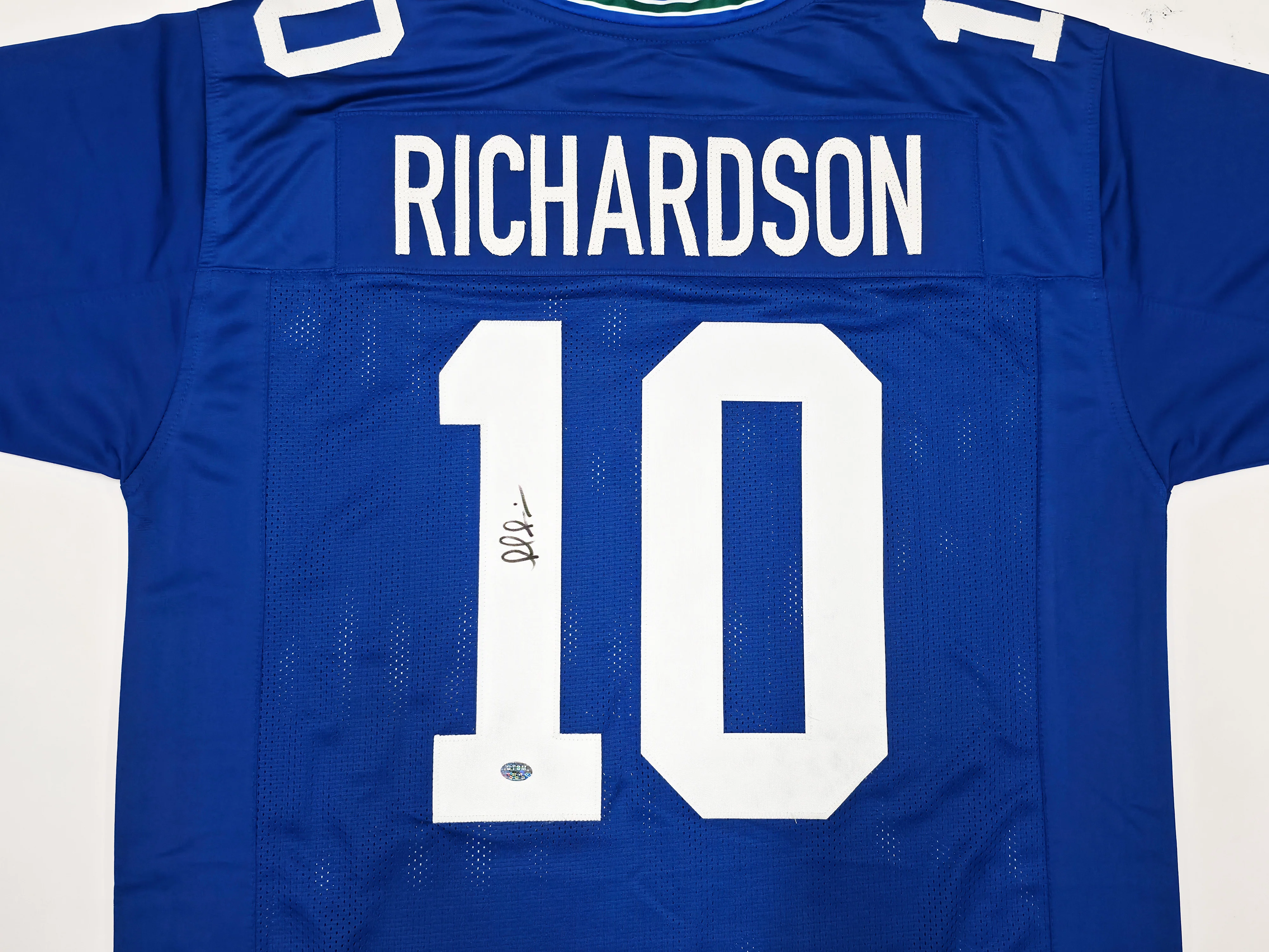 Seattle Seahawks Paul Richardson Autographed Blue Jersey GTSM Stock #256888 - Image 2
