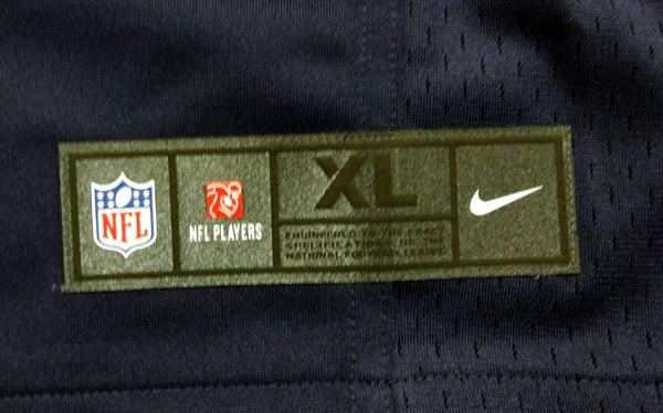 Seattle Seahawks Russell Wilson Autographed Blue Nike Twill Jersey Size XL RW Holo Stock #71431 - Image 5