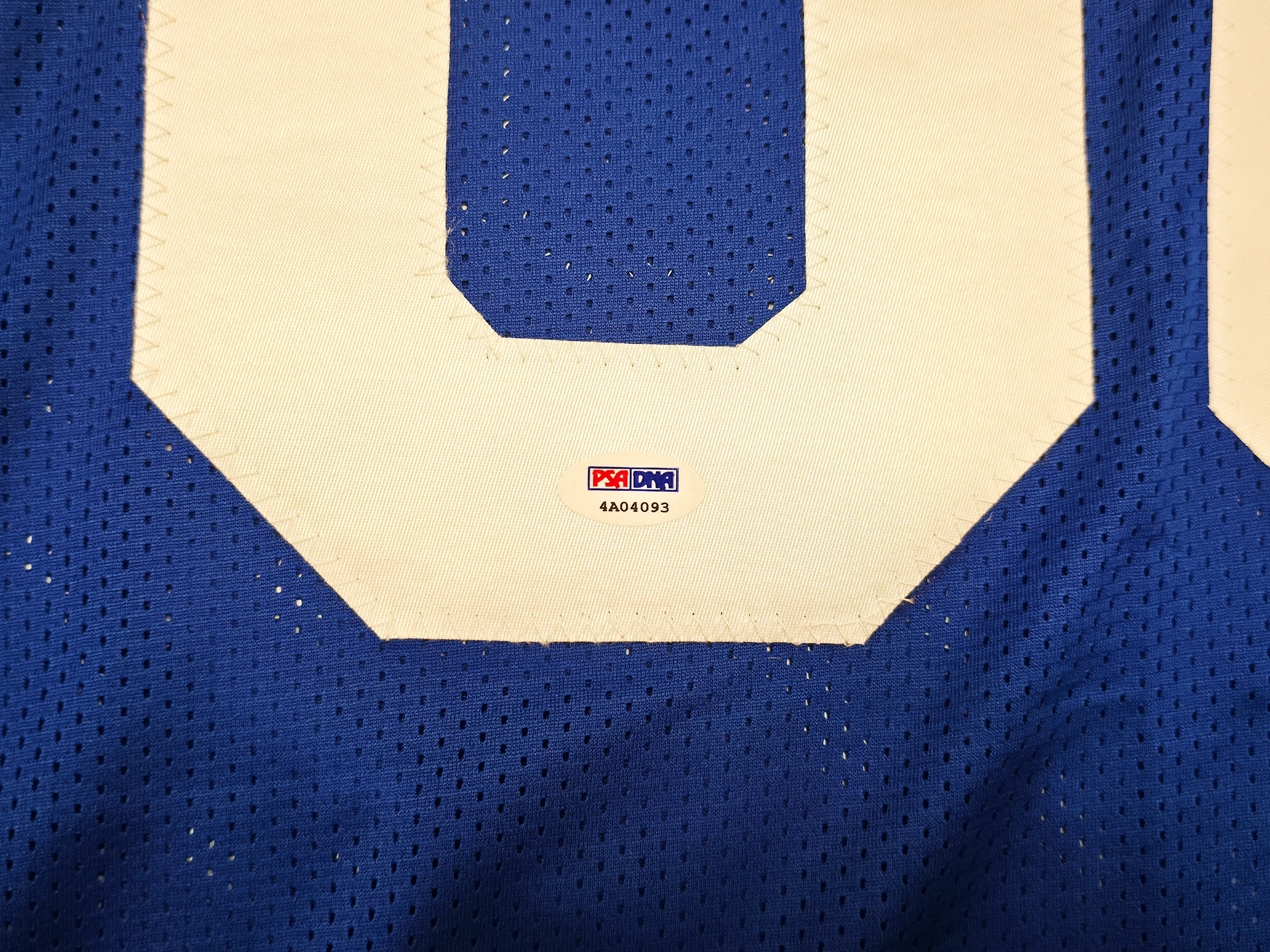 Seattle Seahawks Steve Largent Autographed Blue Jersey "HOF 95" PSA/DNA ITP Stock #253906 - Image 4