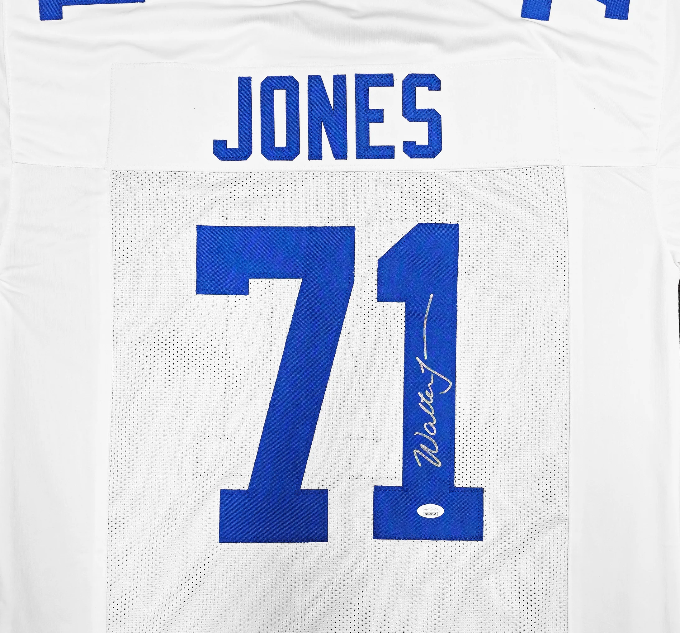 Seattle Seahawks Walter Jones Autographed White Jersey JSA Stock #234533 - Image 2