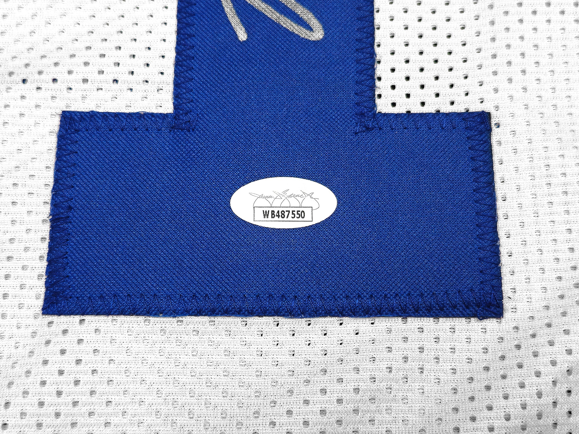 Seattle Seahawks Walter Jones Autographed White Jersey JSA Stock #234533 - Image 4