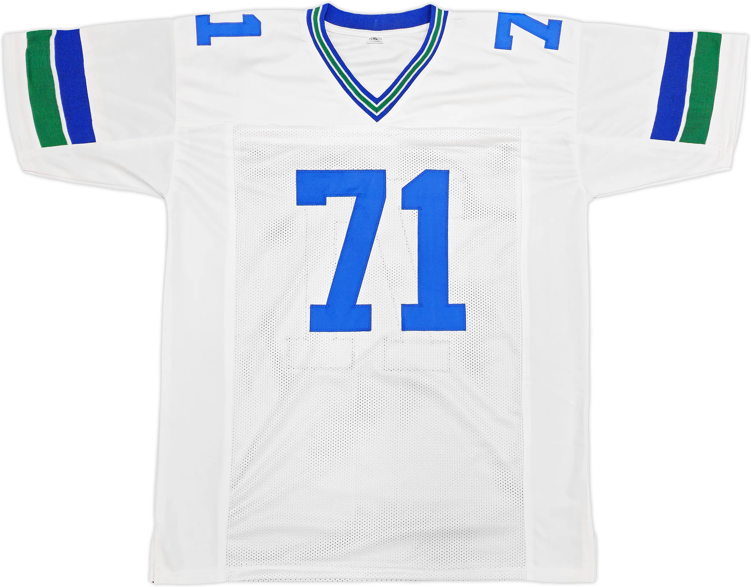 Seattle Seahawks Walter Jones Autographed White Jersey JSA Stock #234533 - Image 5