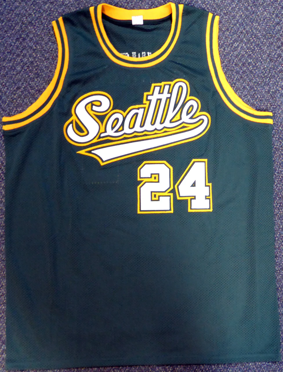 Seattle Sonics Spencer Haywood Autographed Green Jersey "HOF 15" MCS Holo Stock #104224 - Image 4