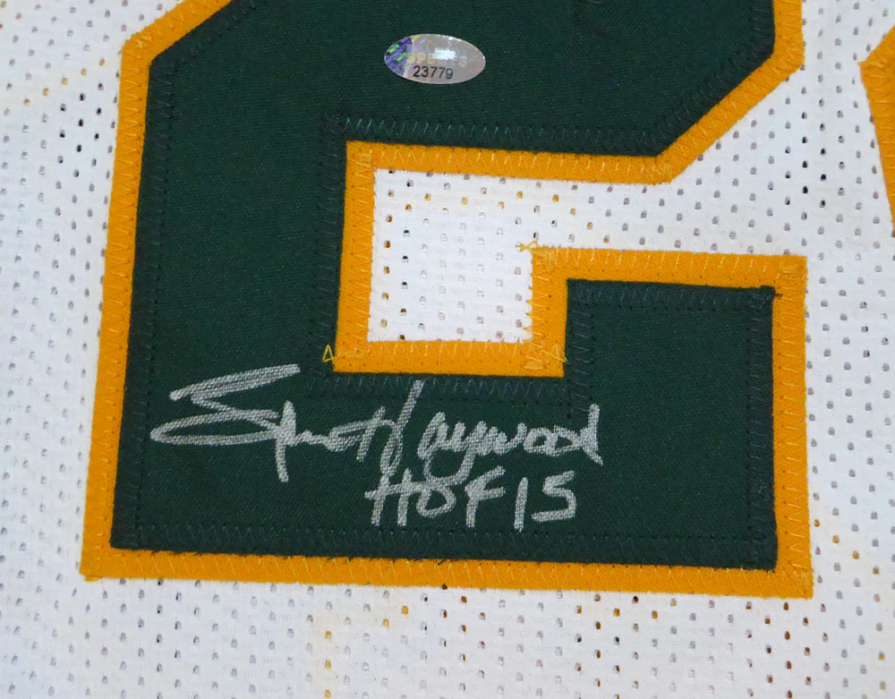 Seattle Sonics Spencer Haywood Autographed White Jersey "HOF 15" MCS Holo Stock #104225 - Image 3