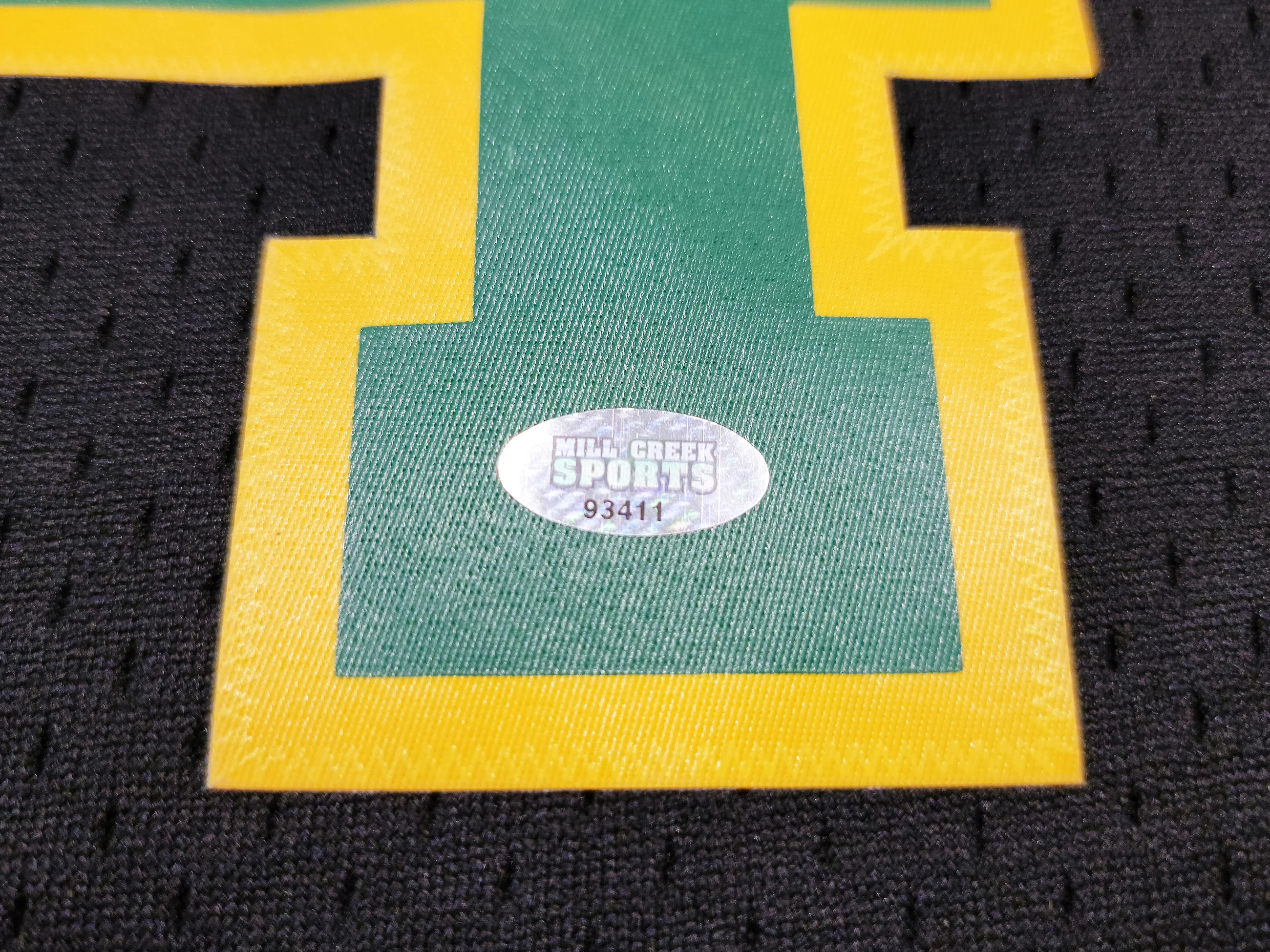 Seattle Supersonics Shawn Kemp Autographed Black Authentic Mitchell & Ness Hardwood Classics Swingman Jersey Size L "Reign Man" MCS Holo Stock #203430 - Image 5
