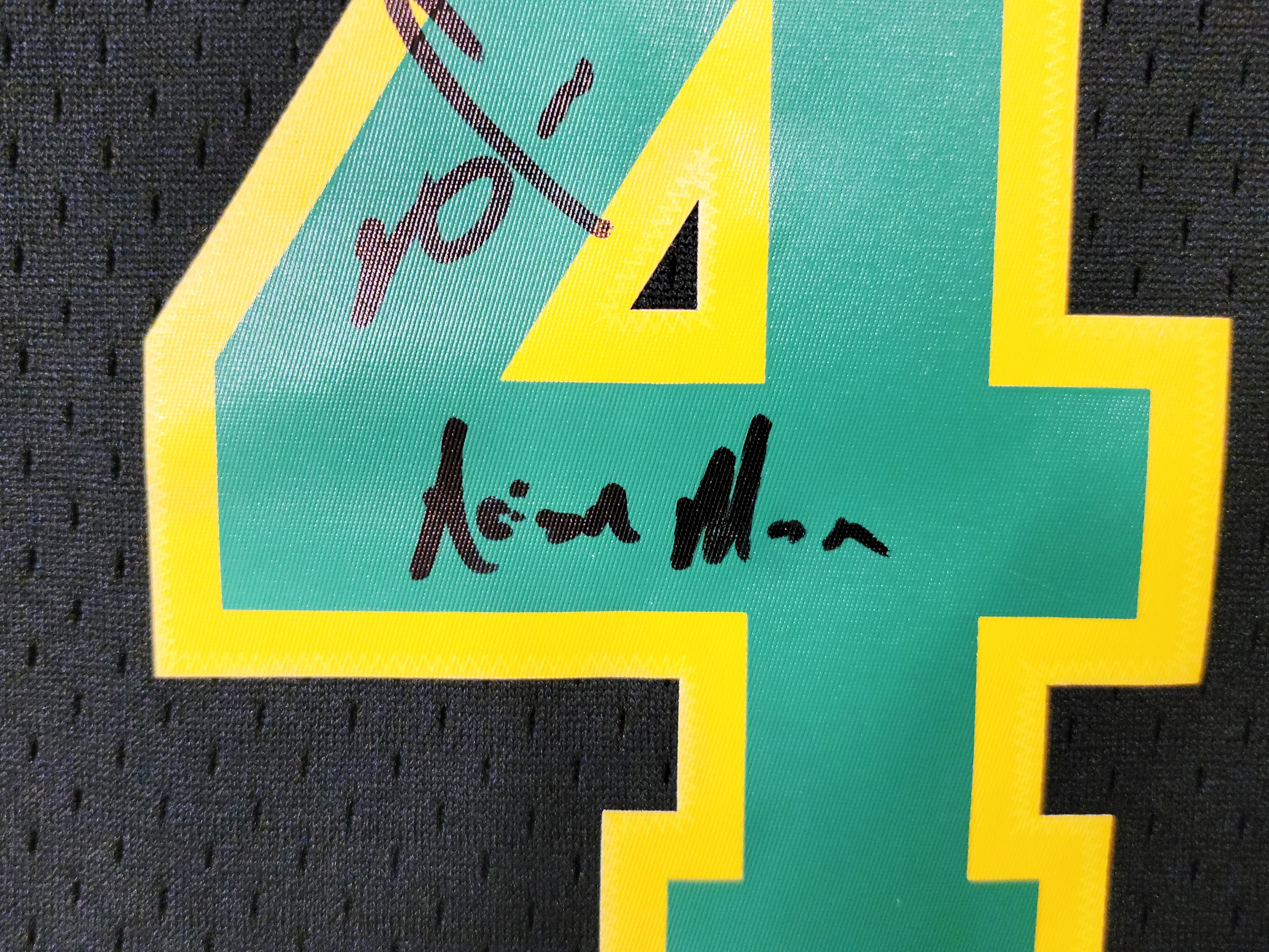 Seattle Supersonics Shawn Kemp Autographed Black Authentic Mitchell & Ness Hardwood Classics Swingman Jersey Size XXL "Reign Man" MCS Holo Stock #203431 - Image 4