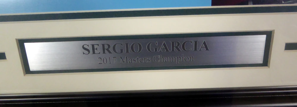 Sergio Garcia Autographed Framed 16x20 Photo LE #/100 UDA Holo Stock #146665 - Image 2