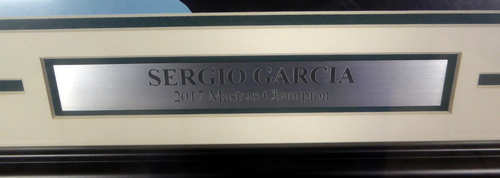 Sergio Garcia Autographed Framed 16x20 Photo LE #/100 UDA Holo Stock #146666 - Image 3