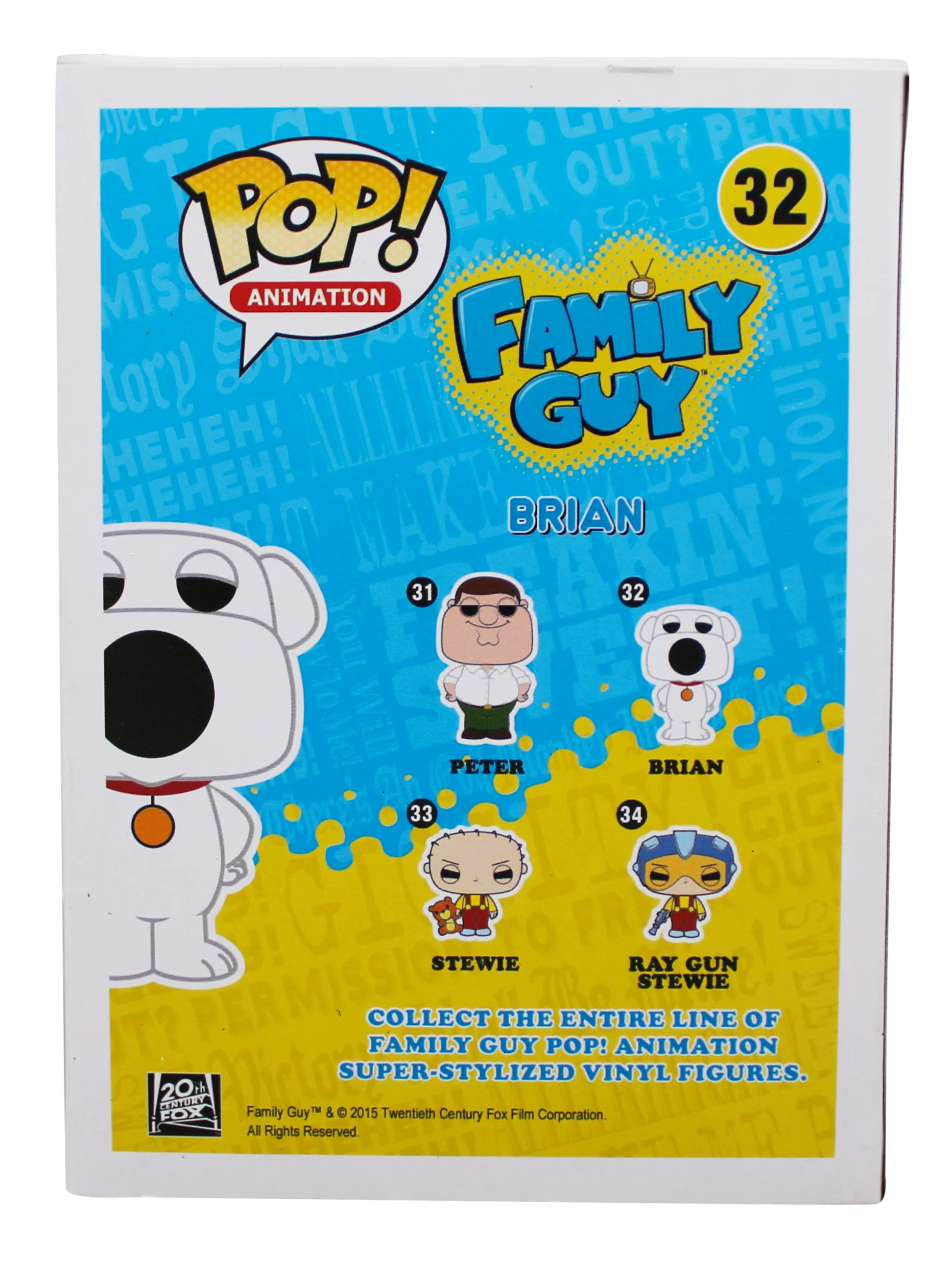 Seth MacFarlane Family Guy Signed Brian #32 Funko Pop Vinyl Figure BAS #BQ48502 - Image 5