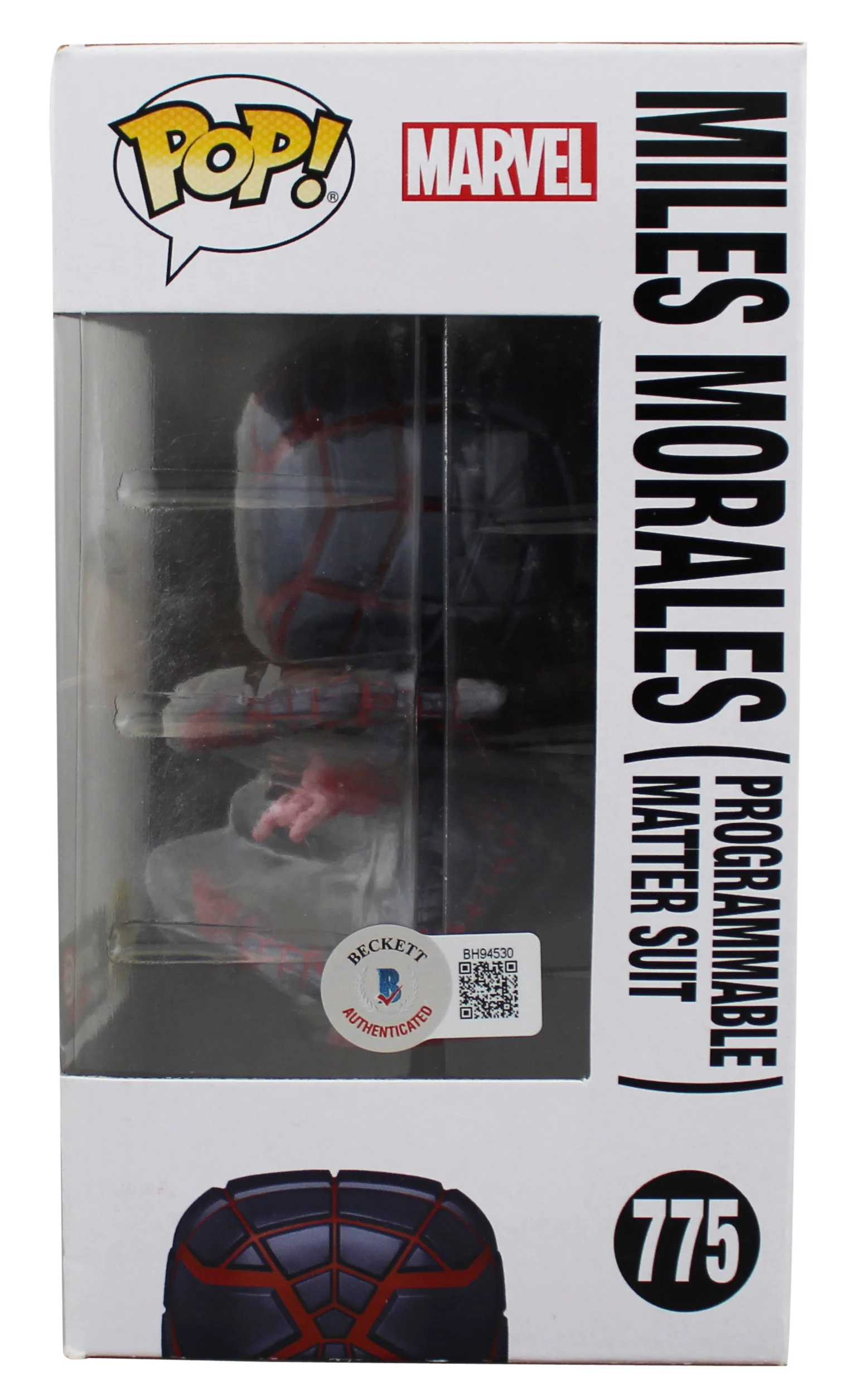 Shameik Moore Spider-Man Signed Miles Morales #775 Funko Pop Figure BAS #BH94530 - Image 4