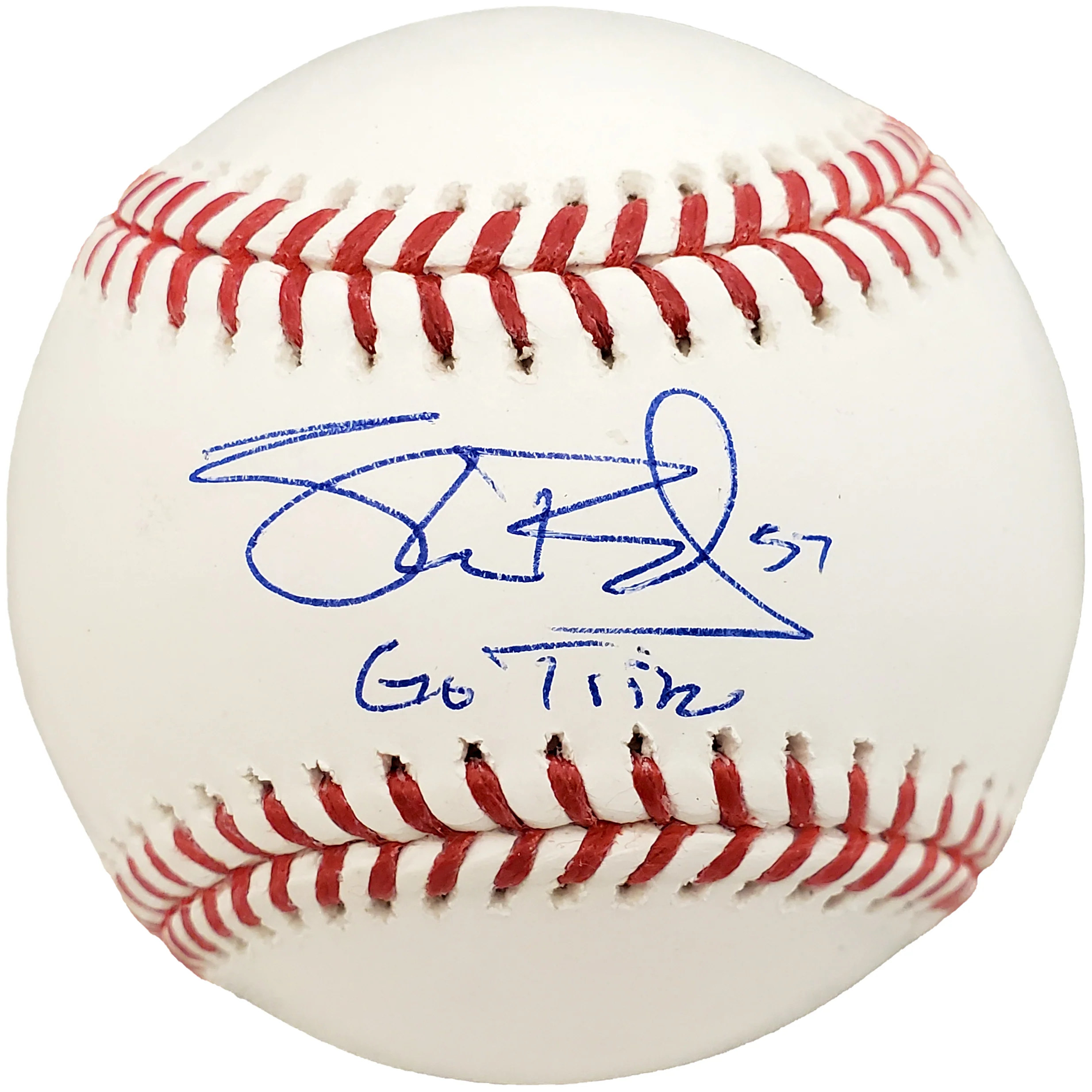 Shane Bieber Autographed Official MLB Baseball Cleveland Indians "Go Tribe" Beckett BAS Stock #185108