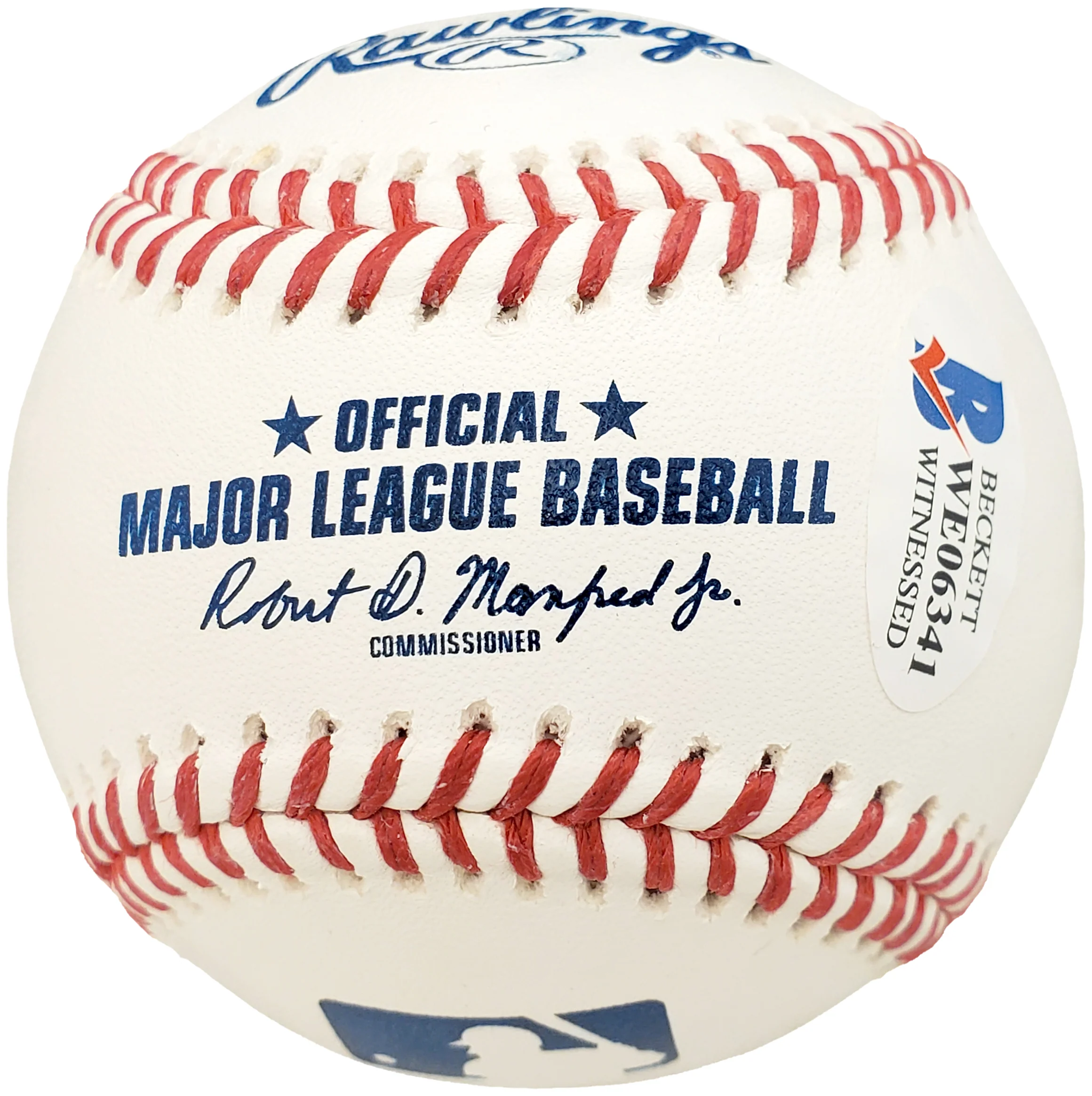 Shane Bieber Autographed Official MLB Baseball Cleveland Indians "Not Justin" Beckett BAS Stock #187029 - Image 2