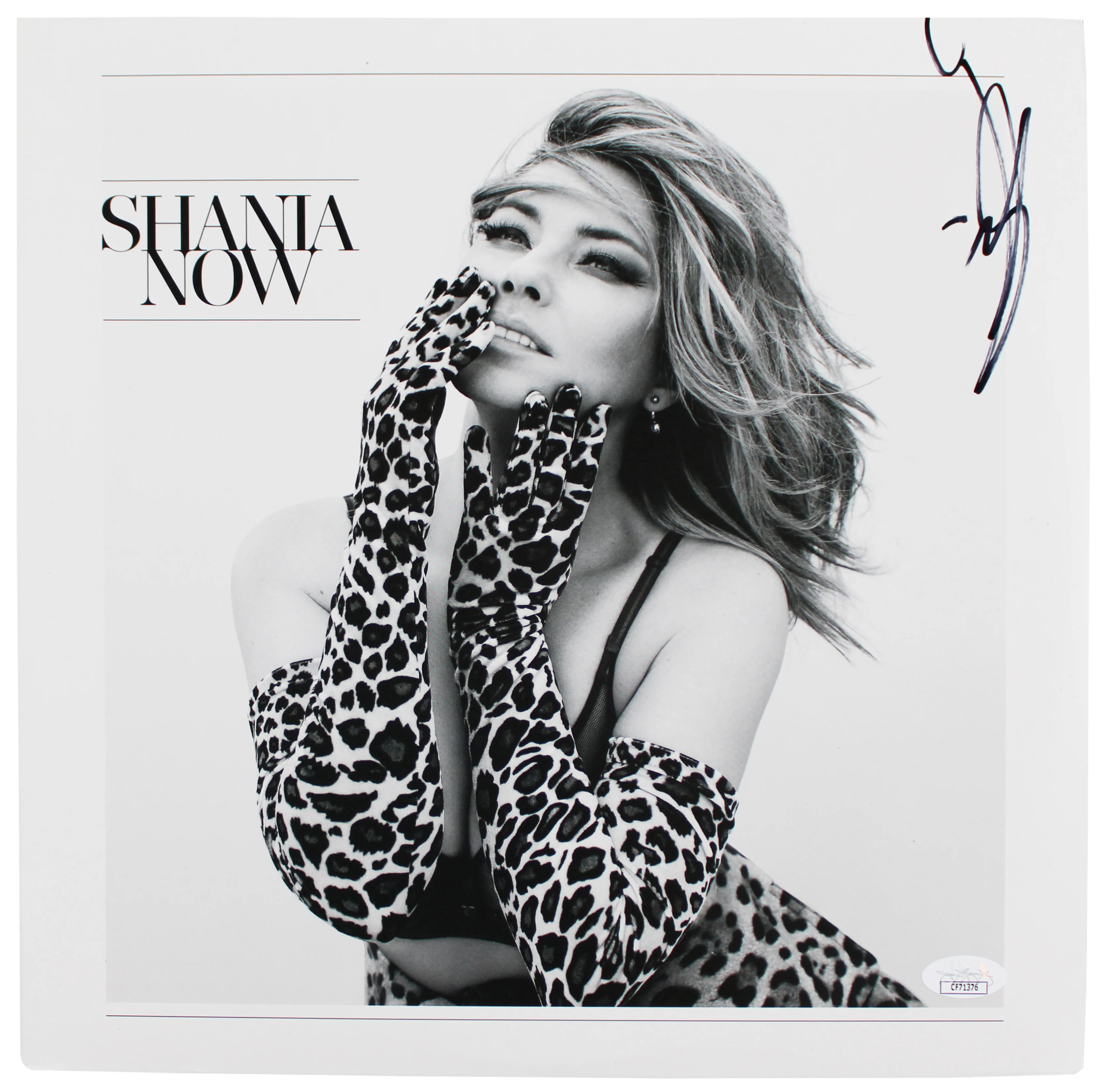Shania Twain Authentic Signed Now Album Cover JSA #CF71376 - Image 2