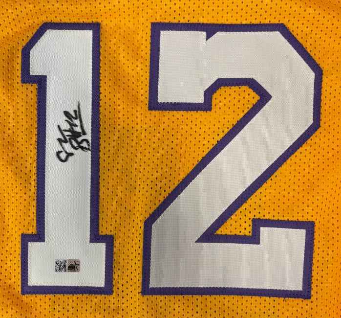 Shannon Brown Los Angeles Signed Yellow Basketball Jersey Sports Integrity - Image 2