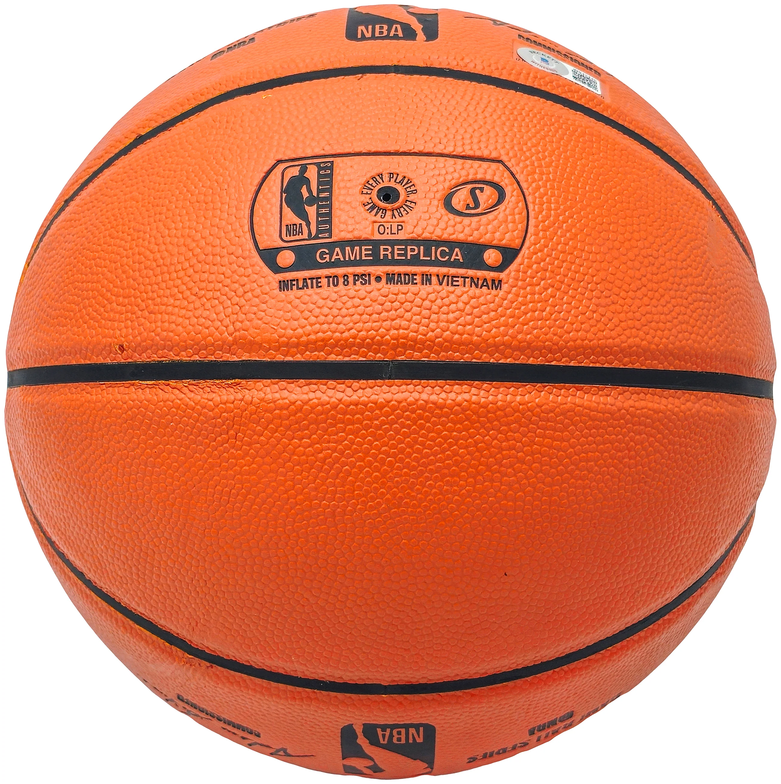 Shaquille Shaq O'Neal Autographed Official Spalding Official Game Ball Series Basketball Los Angeles Lakers Beckett BAS Witness Stock #235720 - Image 5