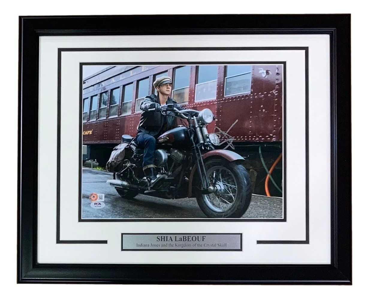 Shia LaBeouf Signed Framed 11x14 Indiana Jones Kingdom Crystal Skull Photo BAS - Image 5