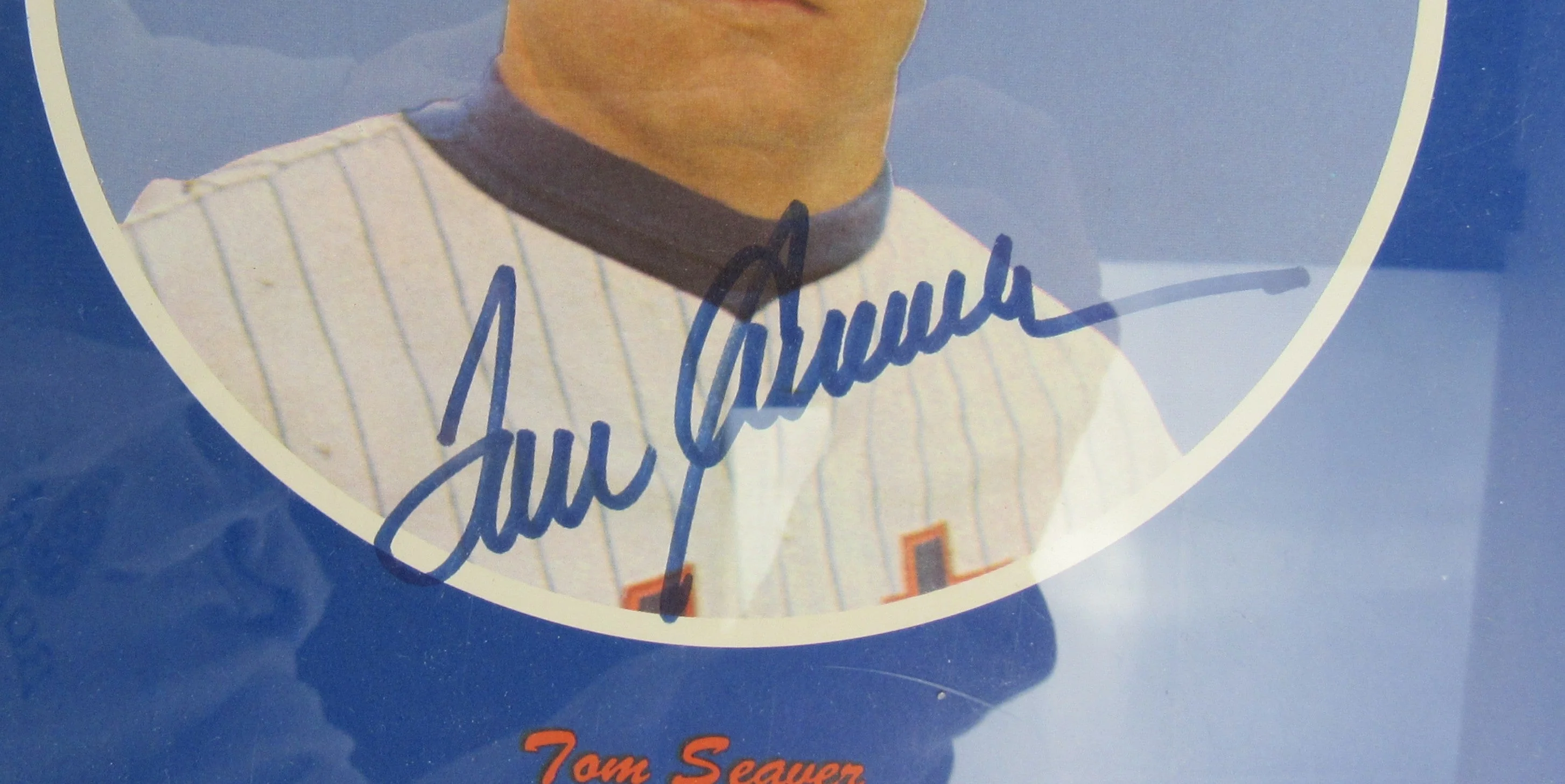 Tom Seaver, Jerry Grote, Jerry Koosman Multi Signed Auto 24x36 Baseball Poster JSA CM07493 - Image 2