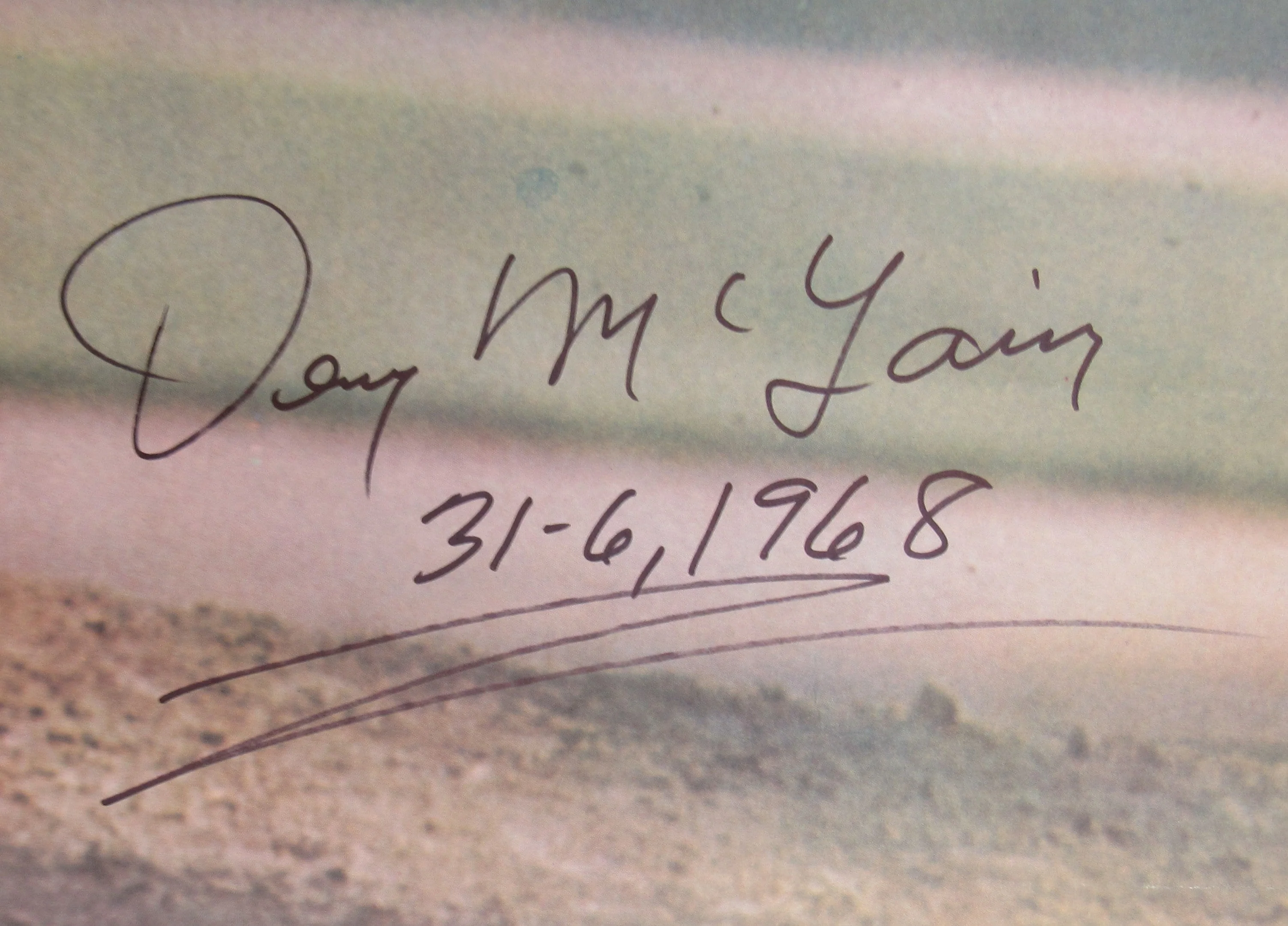 Denny McLain Auto Sports Illustrated 24x36 Baseball Poster JSA CM07490 - Image 2
