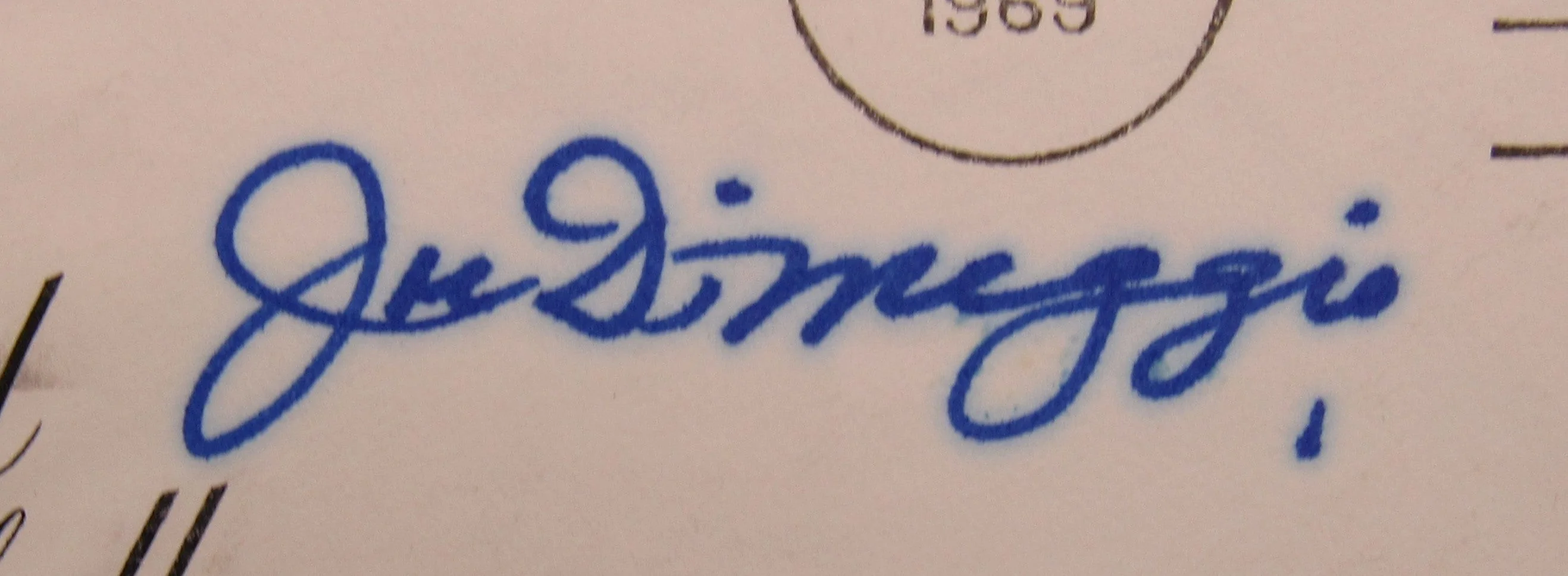 Joe DiMaggio Signed Auto Envelope JSA LOA Y71254 - Image 2