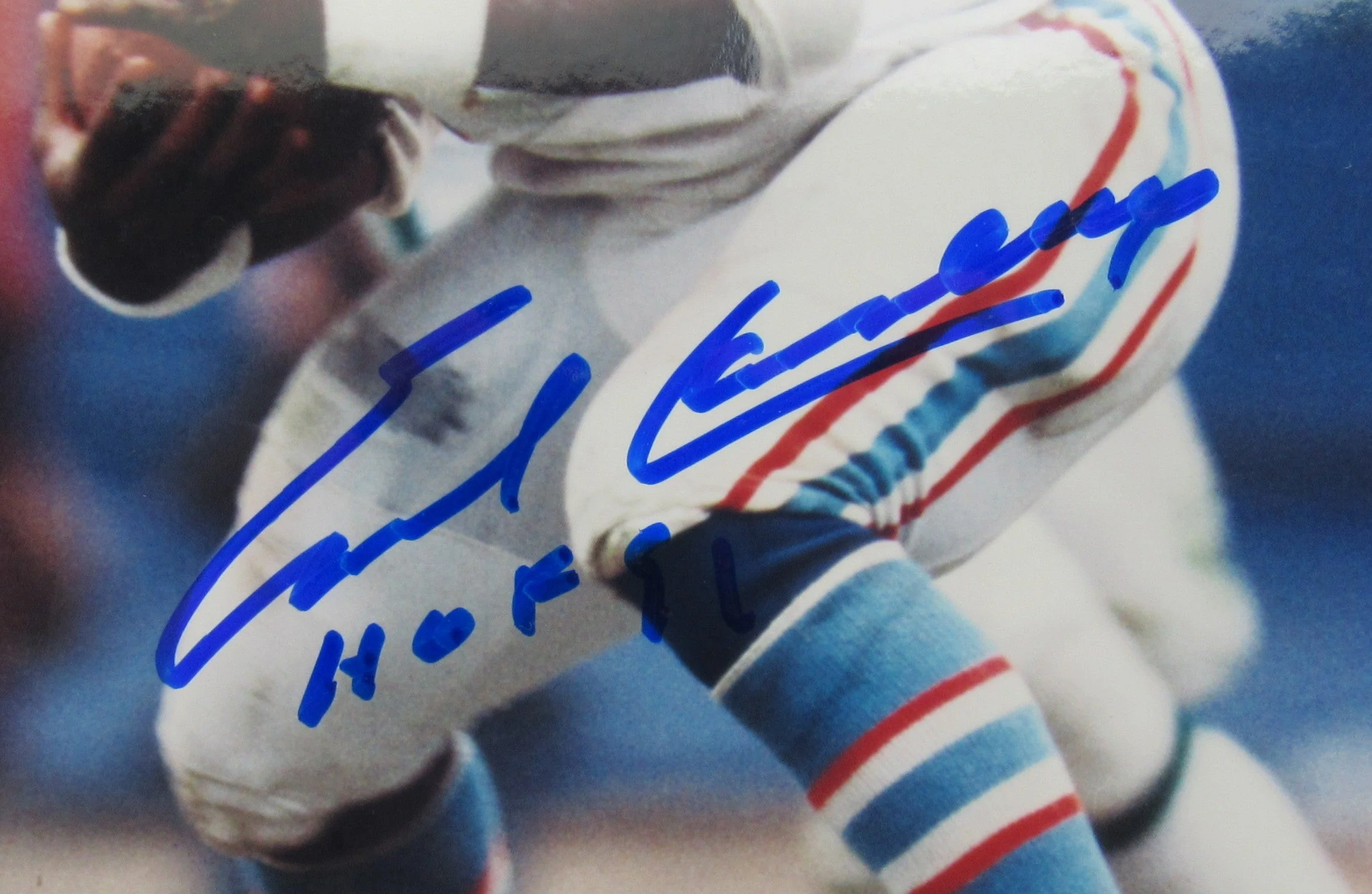 Earl Campbell Signed Auto 8x10 Photo JSA CM07367 w/HOF Inscription - Image 2