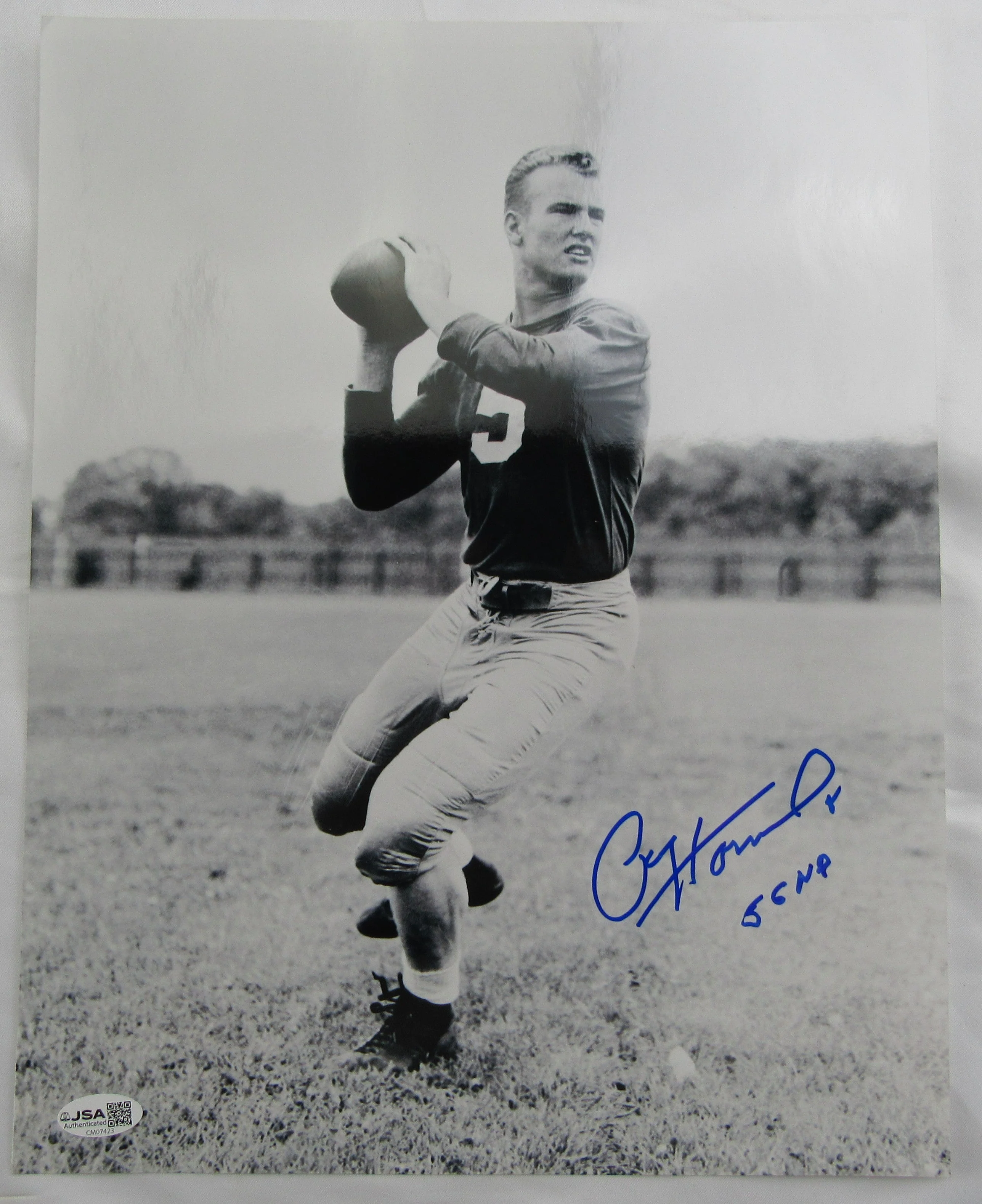 Paul Hornung Signed Auto 11x14 Photo JSA CM07423