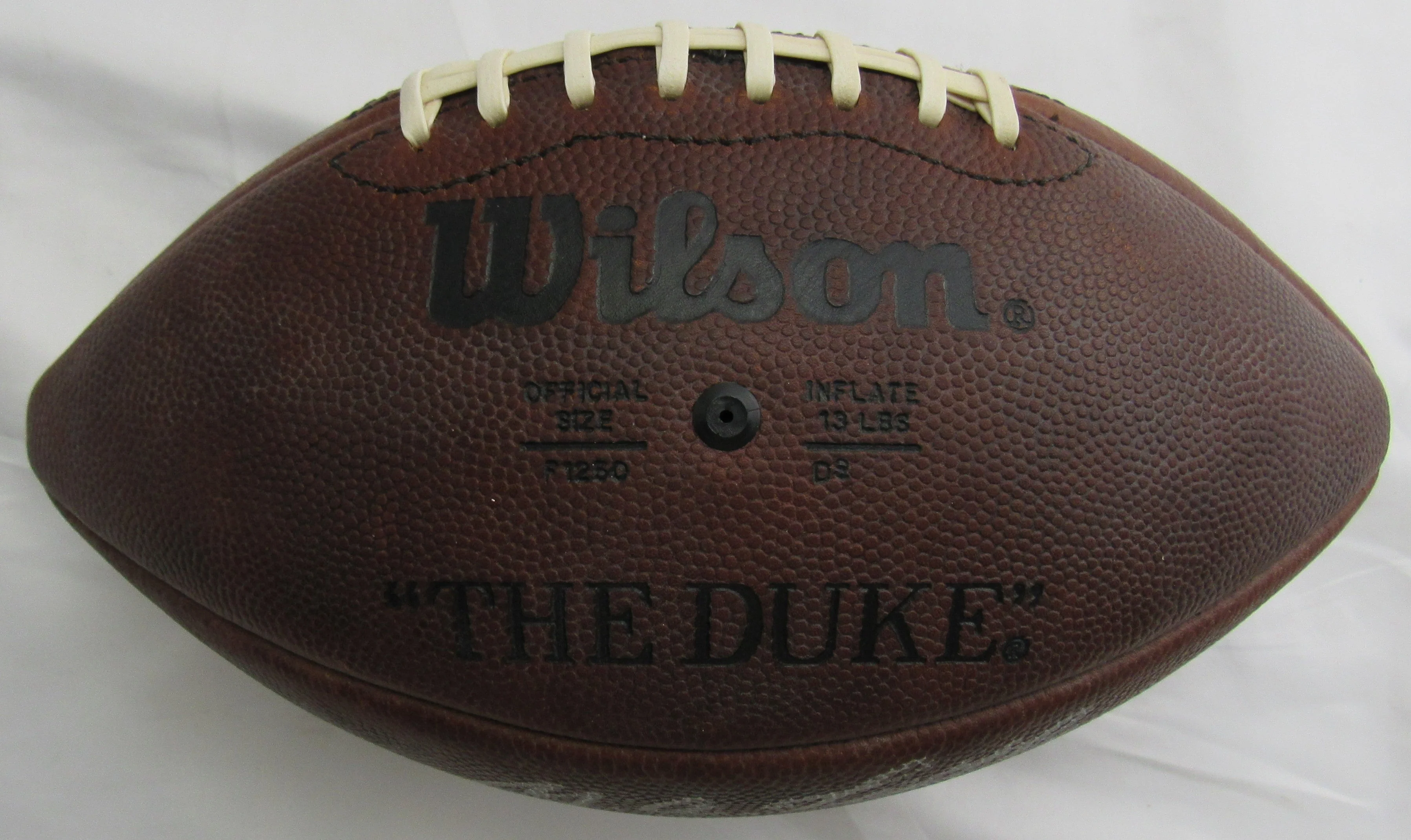 Y.A Tittle Signed Auto Wilson Football JSA CM07449 w/3 Inscriptions - Image 2