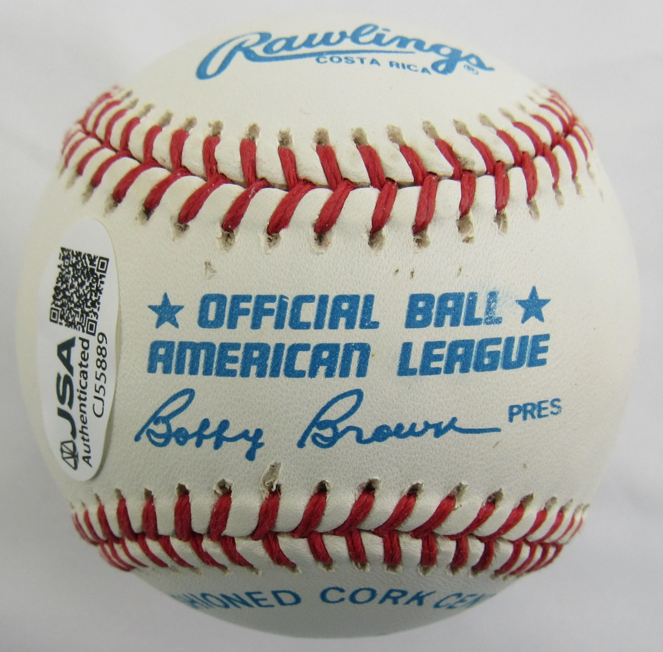 Yogi Berra Whitey Ford Signed Auto Rawlings Baseball JSA CJ55889 - Image 3