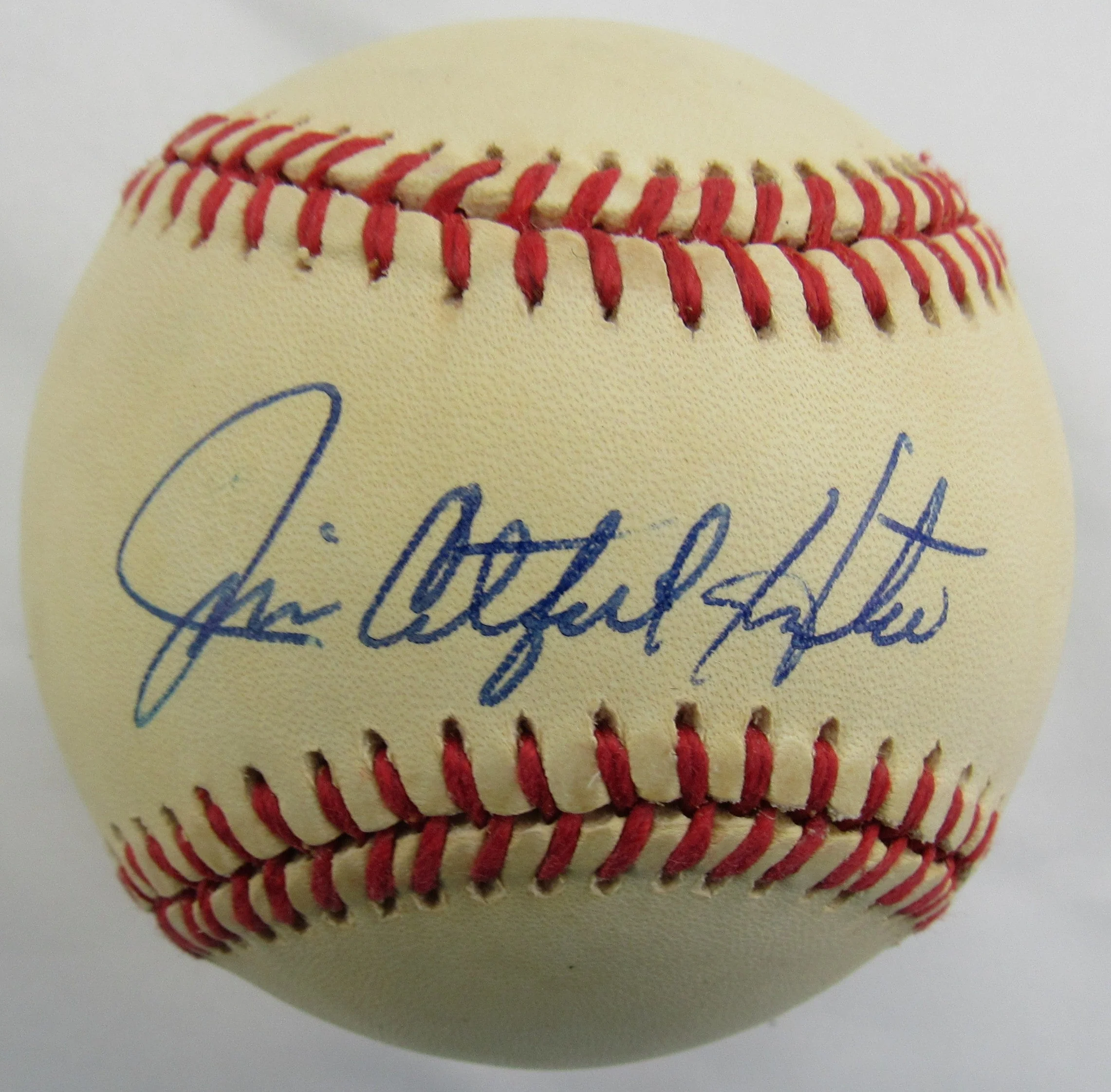 Jim Catfish Hunter Signed Auto Rawlings Baseball JSA CJ55938