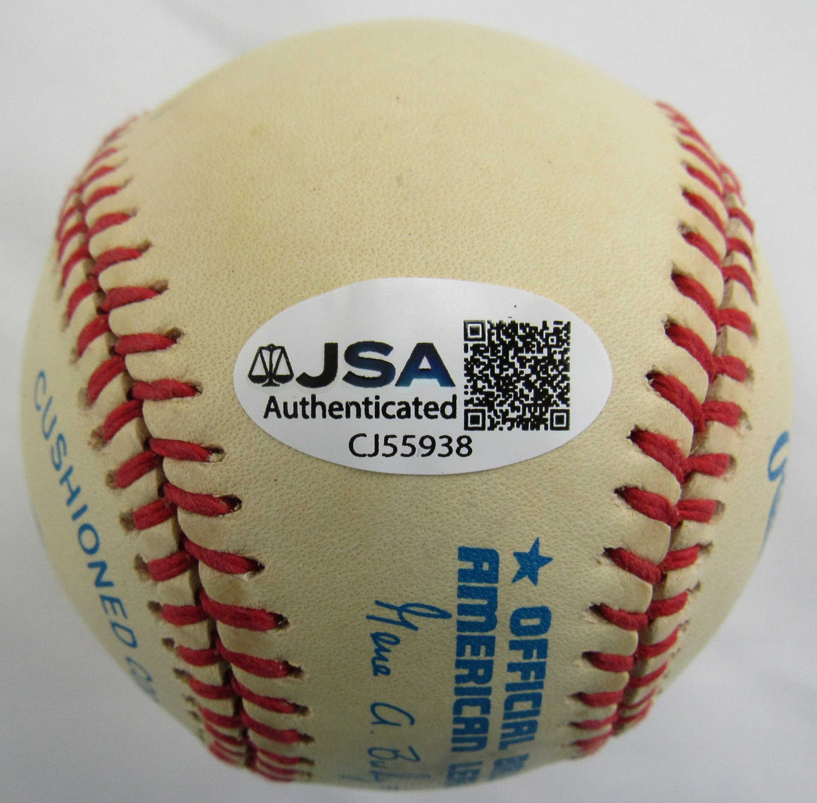 Jim Catfish Hunter Signed Auto Rawlings Baseball JSA CJ55938 - Image 2