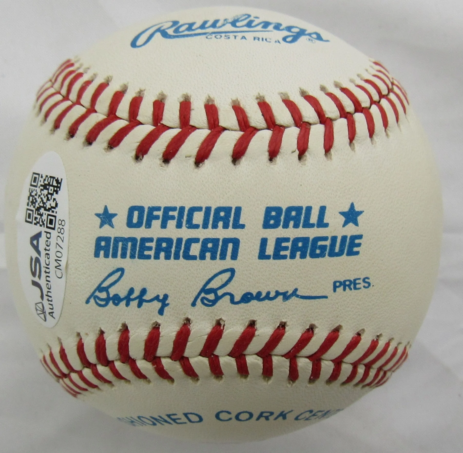Jim Catfish Hunter Signed Auto Rawlings Baseball JSA CM07288 - Image 3