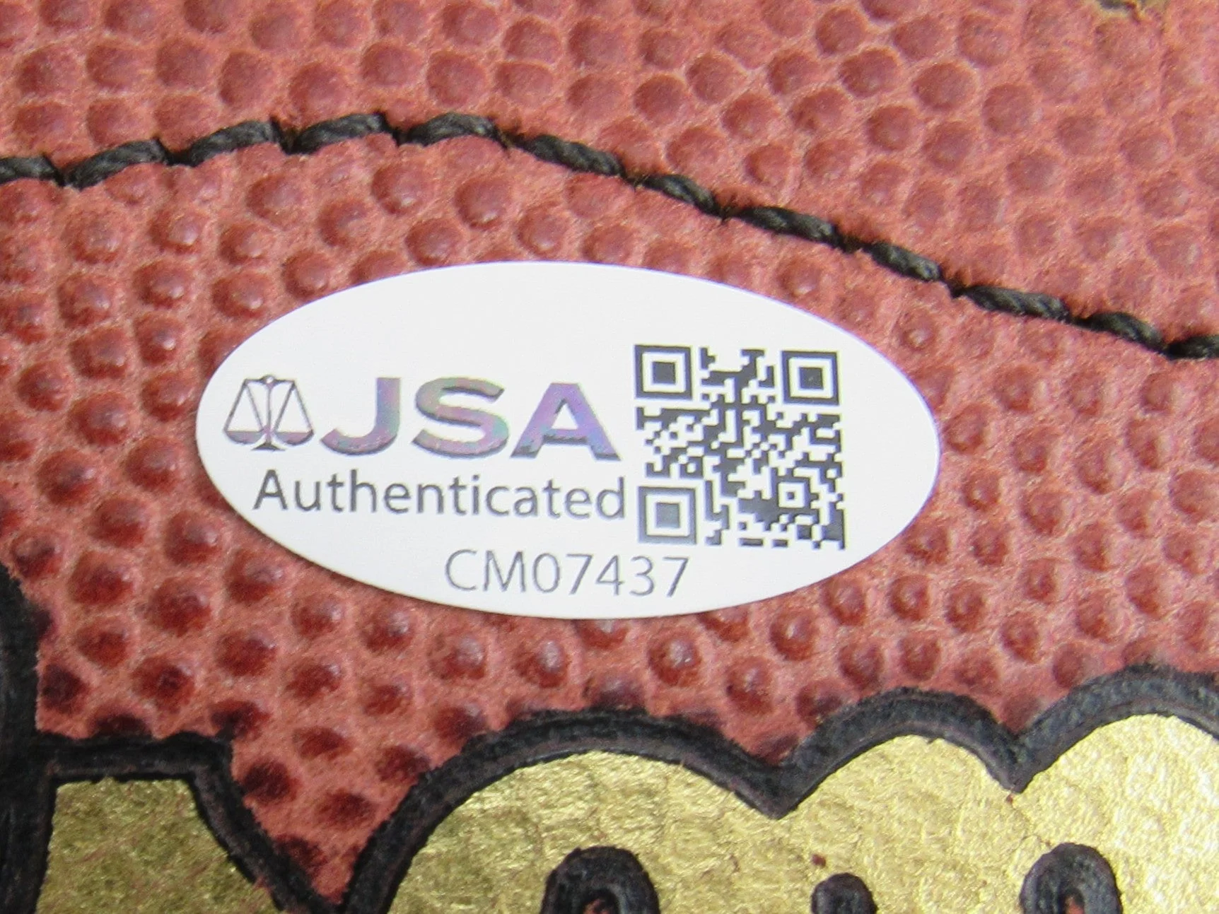 Joe Montana Signed Auto Wilson Football JSA CM07437 - Image 5