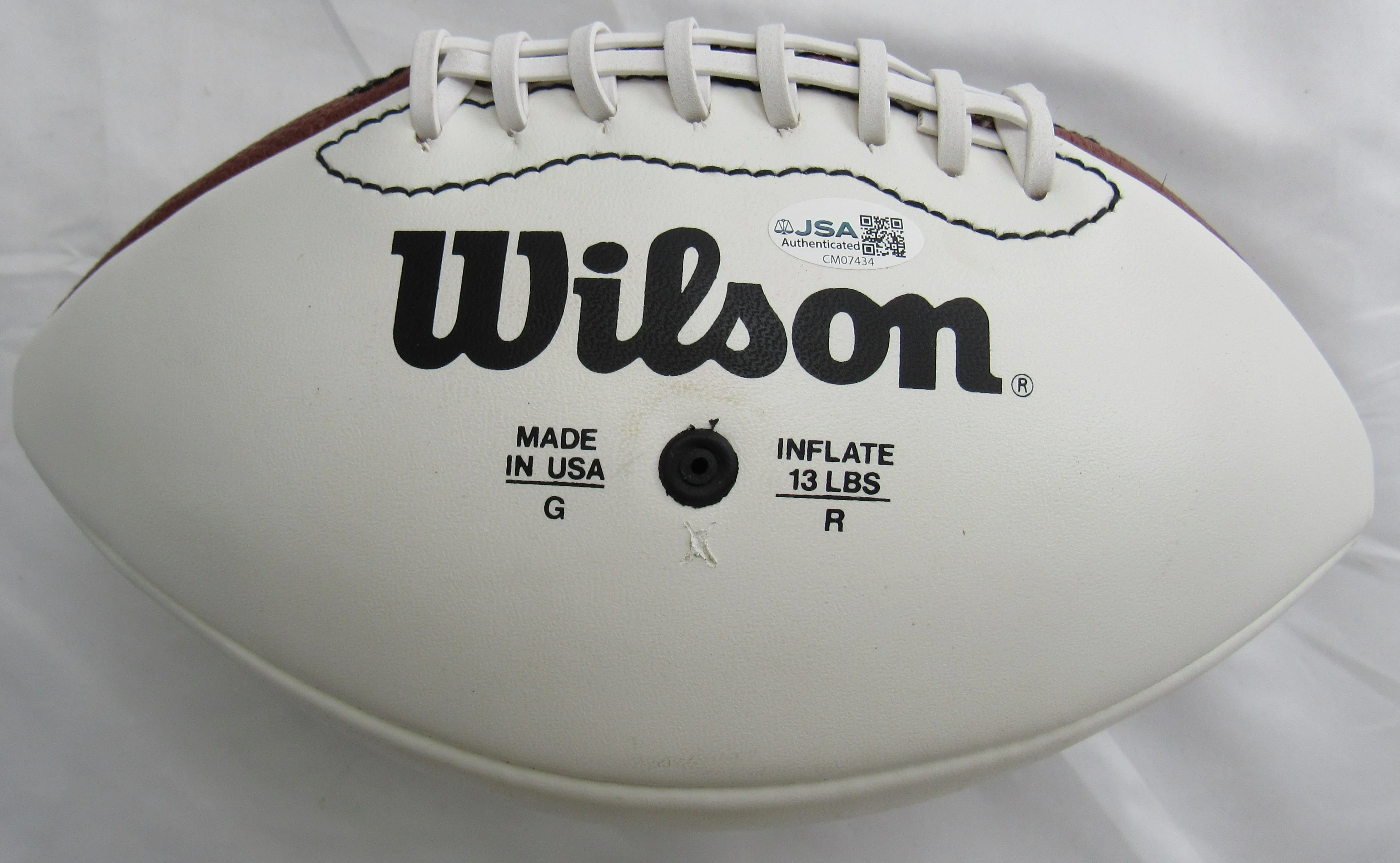 Bob Lilly Signed Auto Wilson Football JSA CM07434 - Image 3