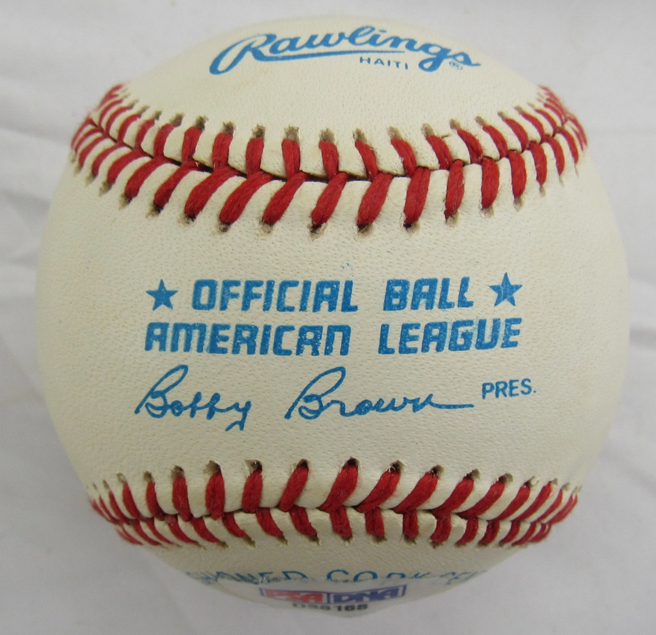 Jim Catfish Hunter Signed Rawlings Baseball PSA D36168 - Image 3